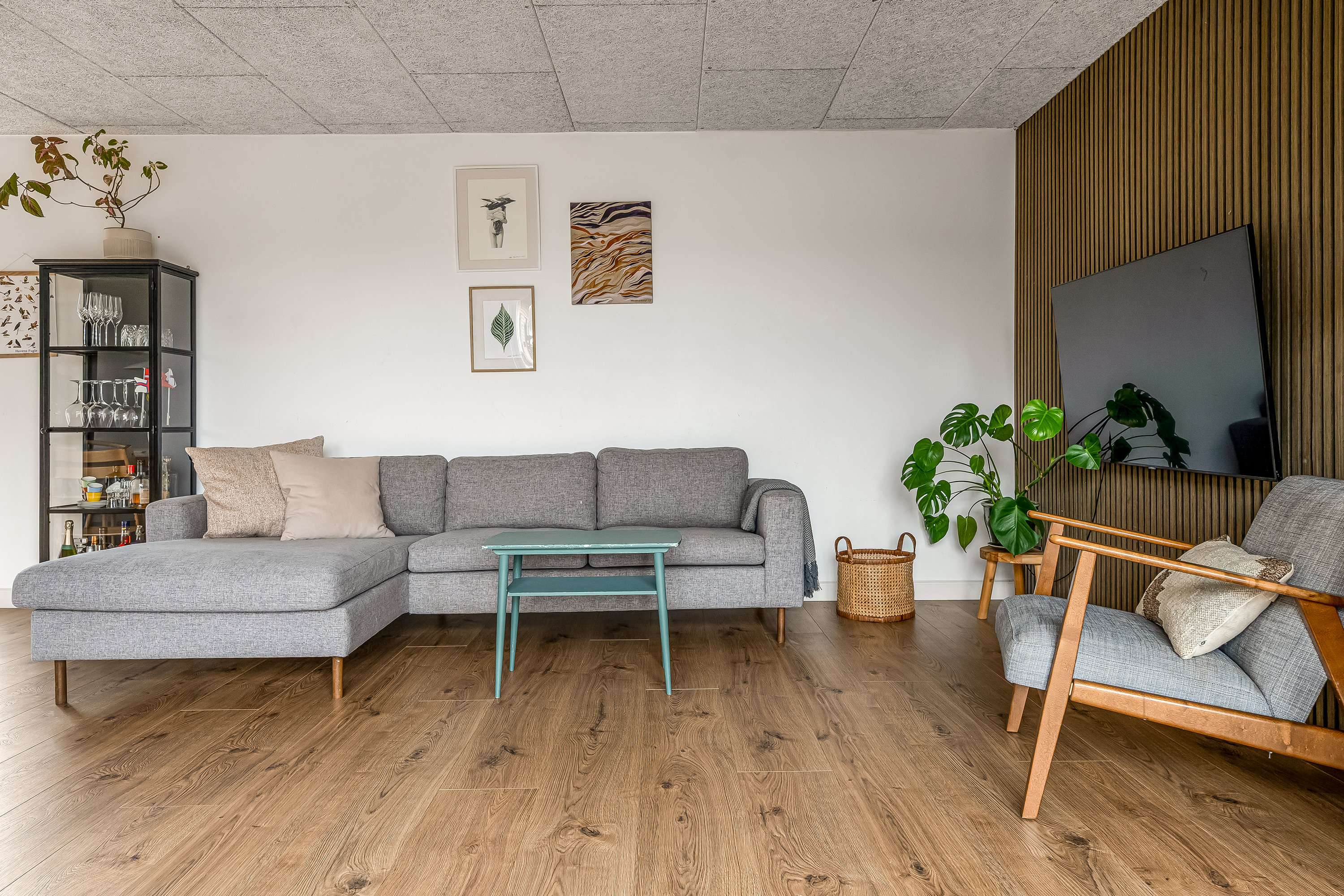 Fremhævet stue billede i fuldskærmstilstand. Billede af Baunevej 6, Tjørring, 7400 Herning