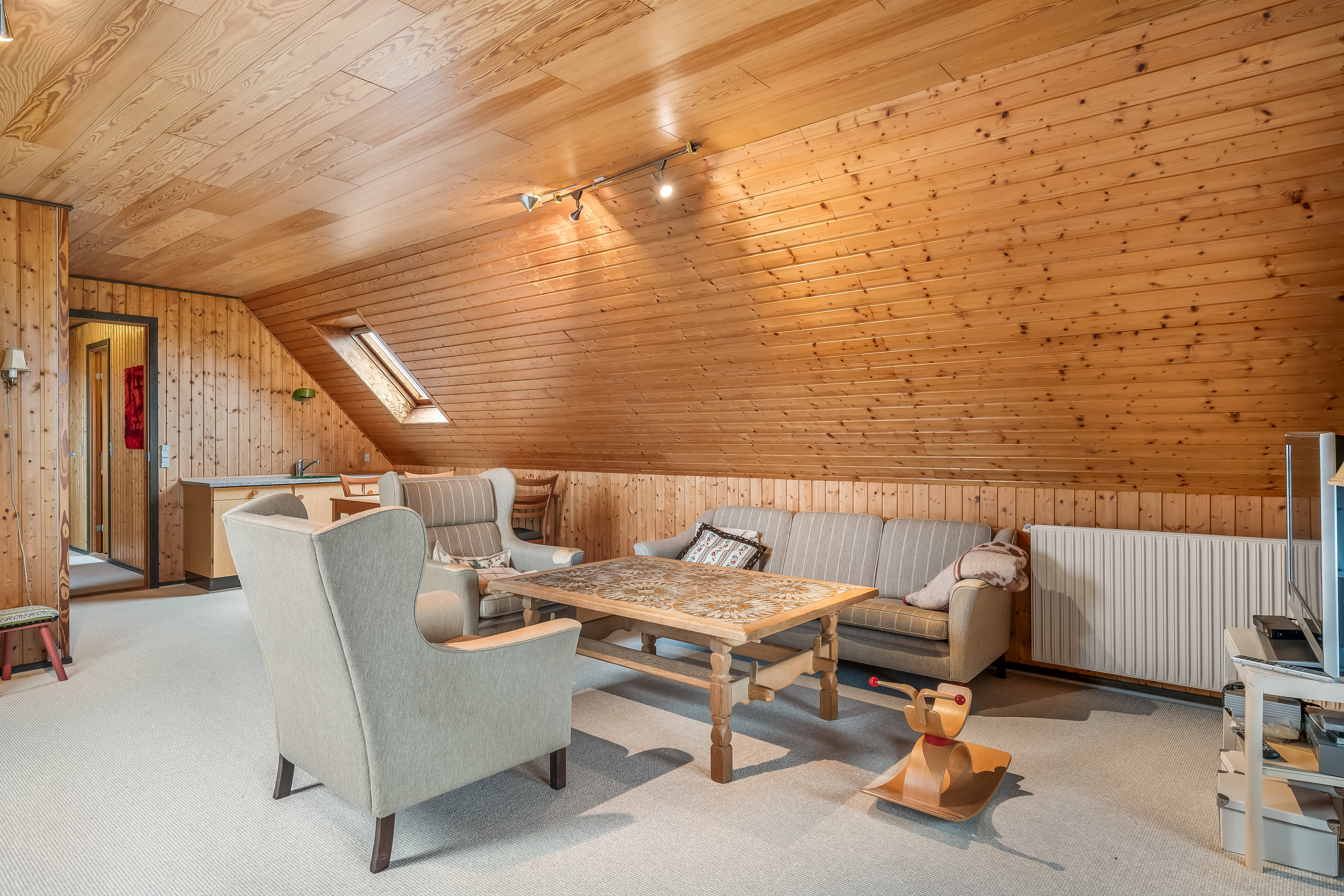 Fremhævet stue billede i fuldskærmstilstand. Billede af Christian Richardts Vej 1, 6800 Varde