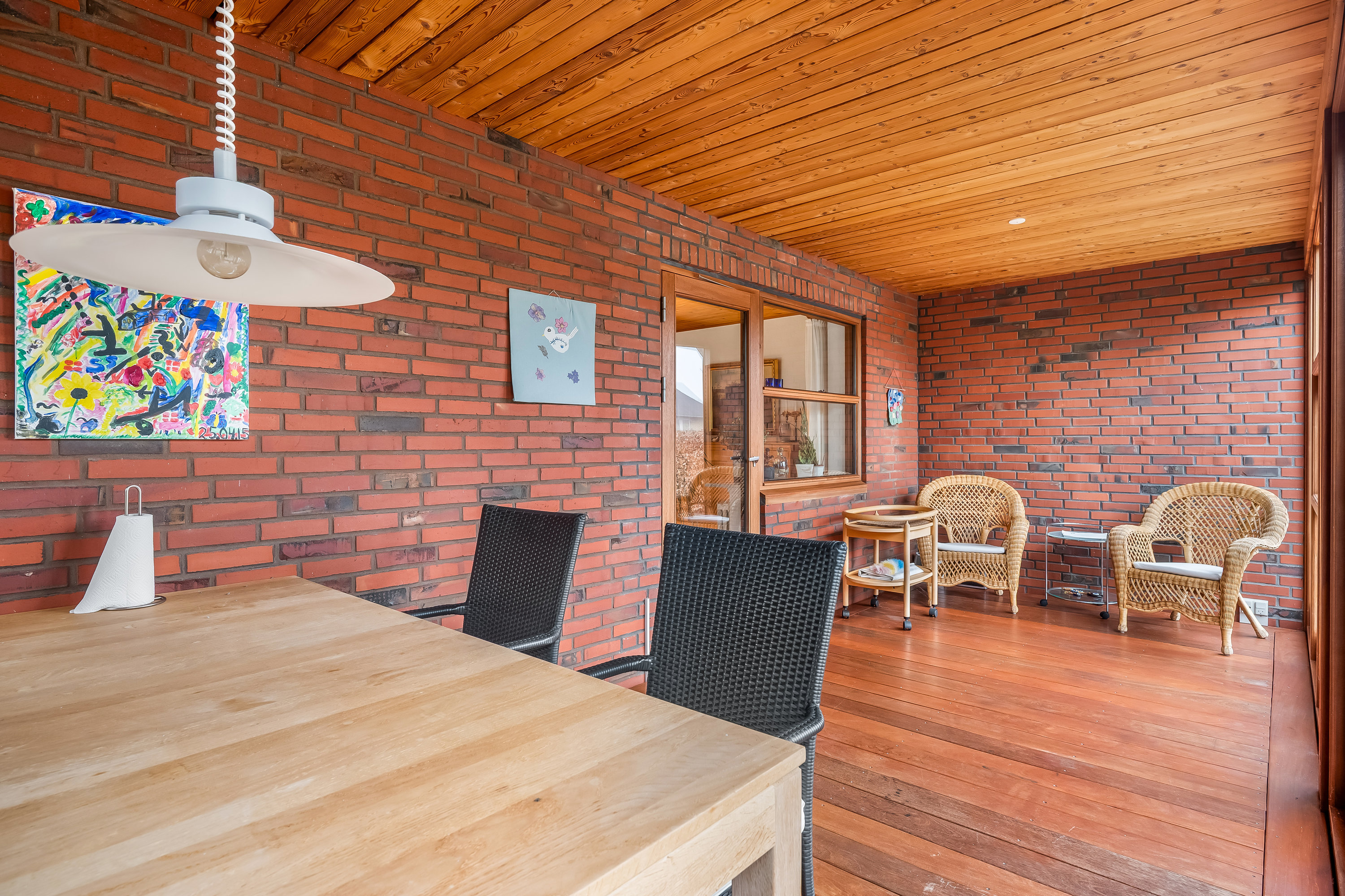 Fremhævet overdækket terrasse billede i fuldskærmstilstand. Billede af Christian Richardts Vej 1, 6800 Varde