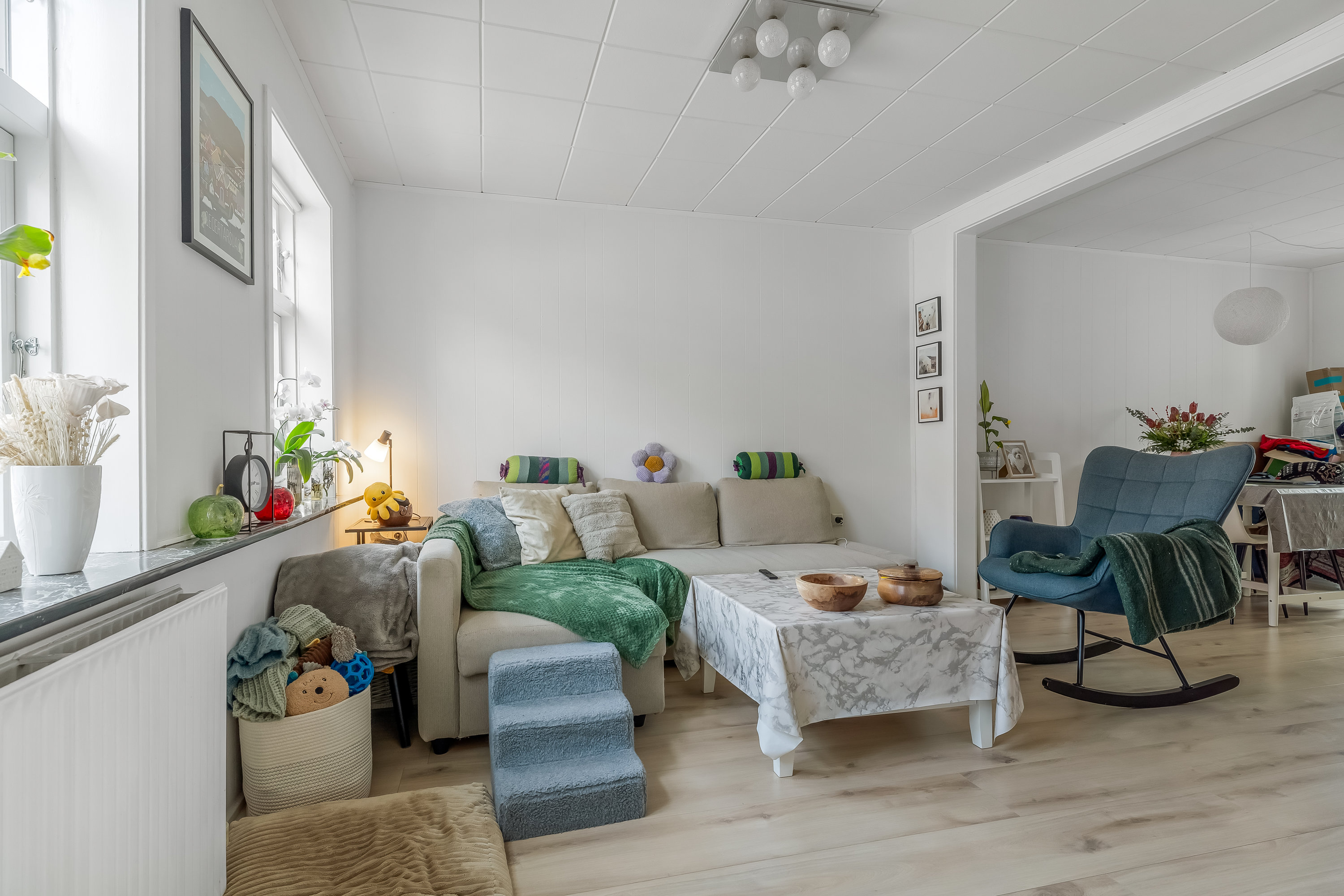 Fremhævet stue billede i fuldskærmstilstand. Billede af Frederiksgade 1, 4800 Nykøbing F