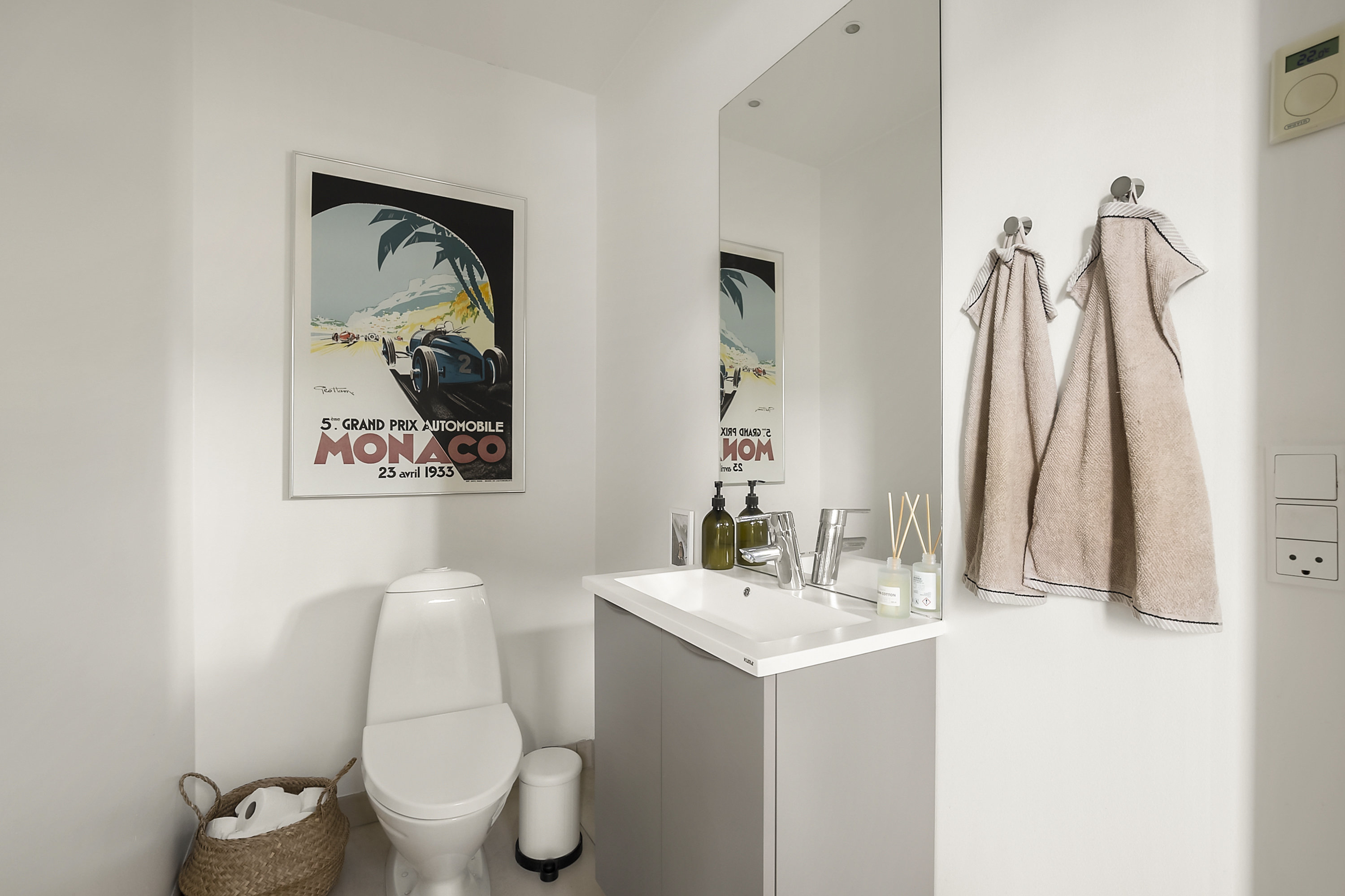 Fremhævet badeværelse billede i fuldskærmstilstand. Billede af Langegade 21, 5000 Odense C