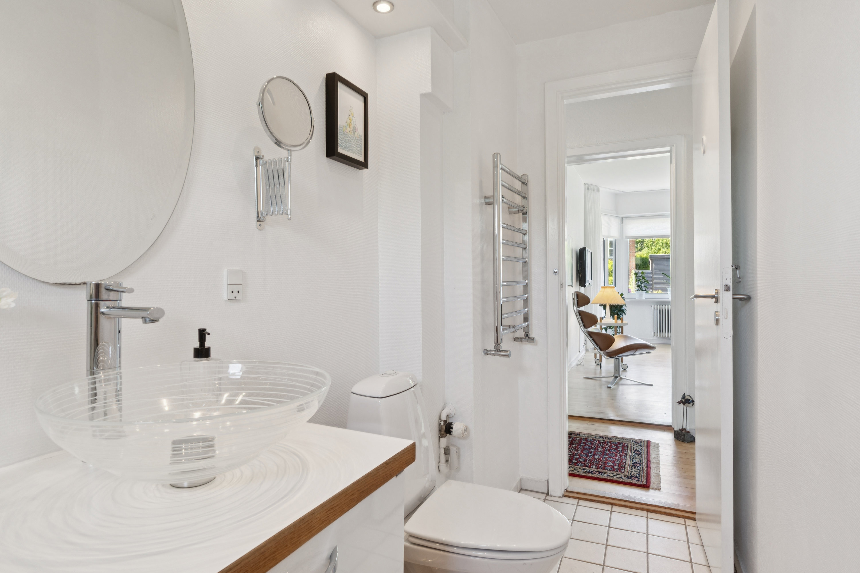 Fremhævet badeværelse billede i fuldskærmstilstand. Billede af Snerlevej 1, st.. tv., 9000 Aalborg