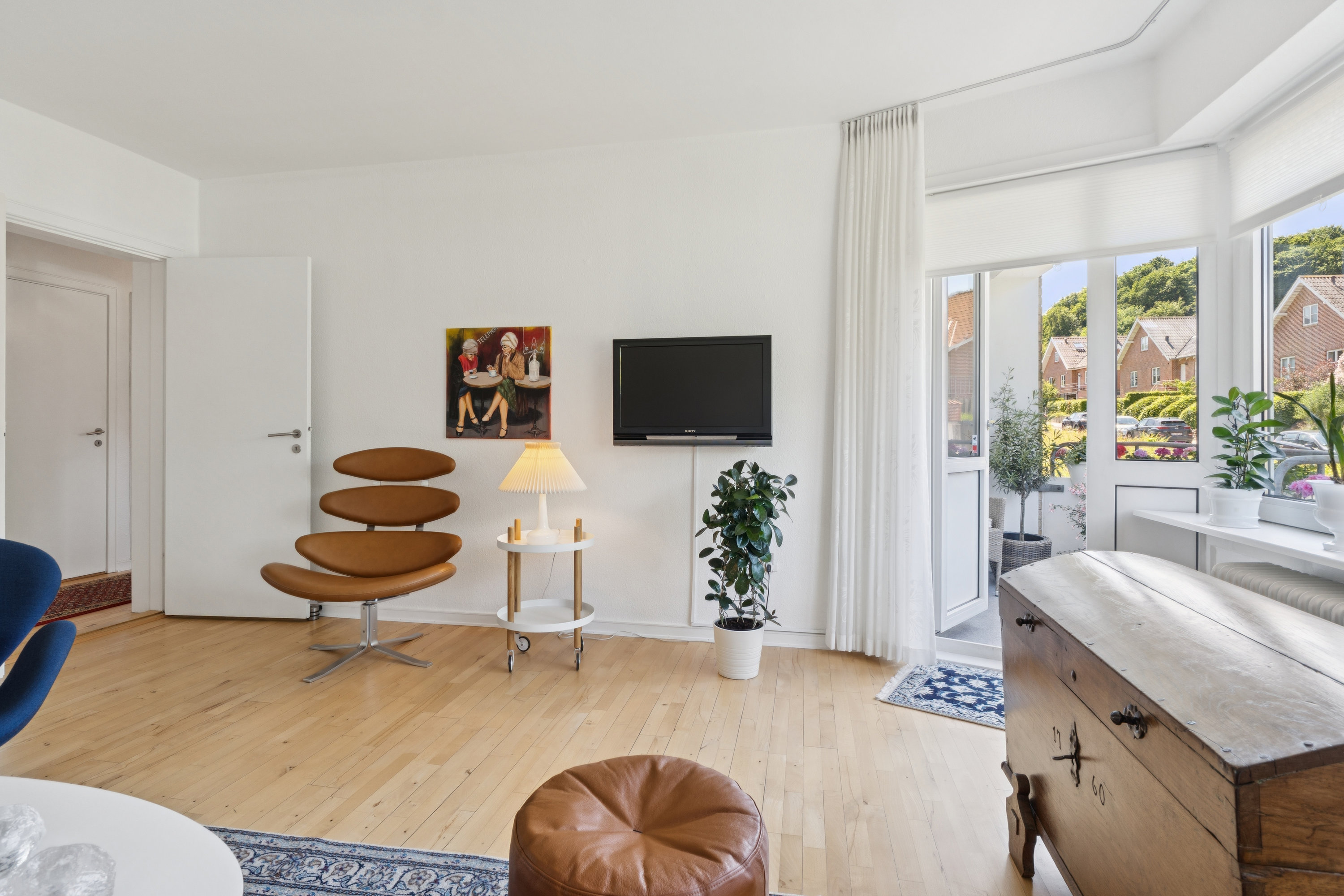 Fremhævet stue billede i fuldskærmstilstand. Billede af Snerlevej 1, st.. tv., 9000 Aalborg