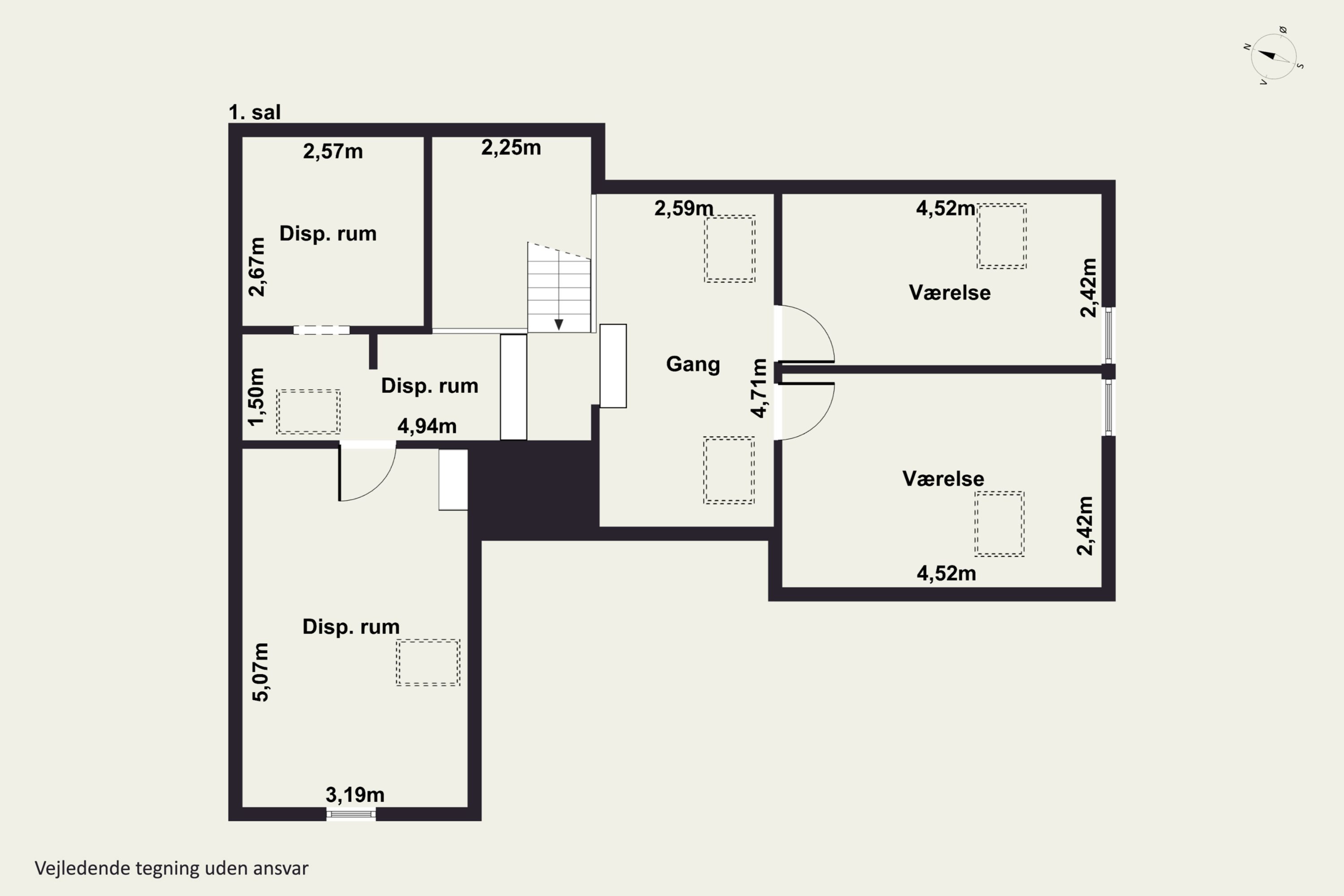 Plantegninger billede af Kløverdalen 3, 4000 Roskilde