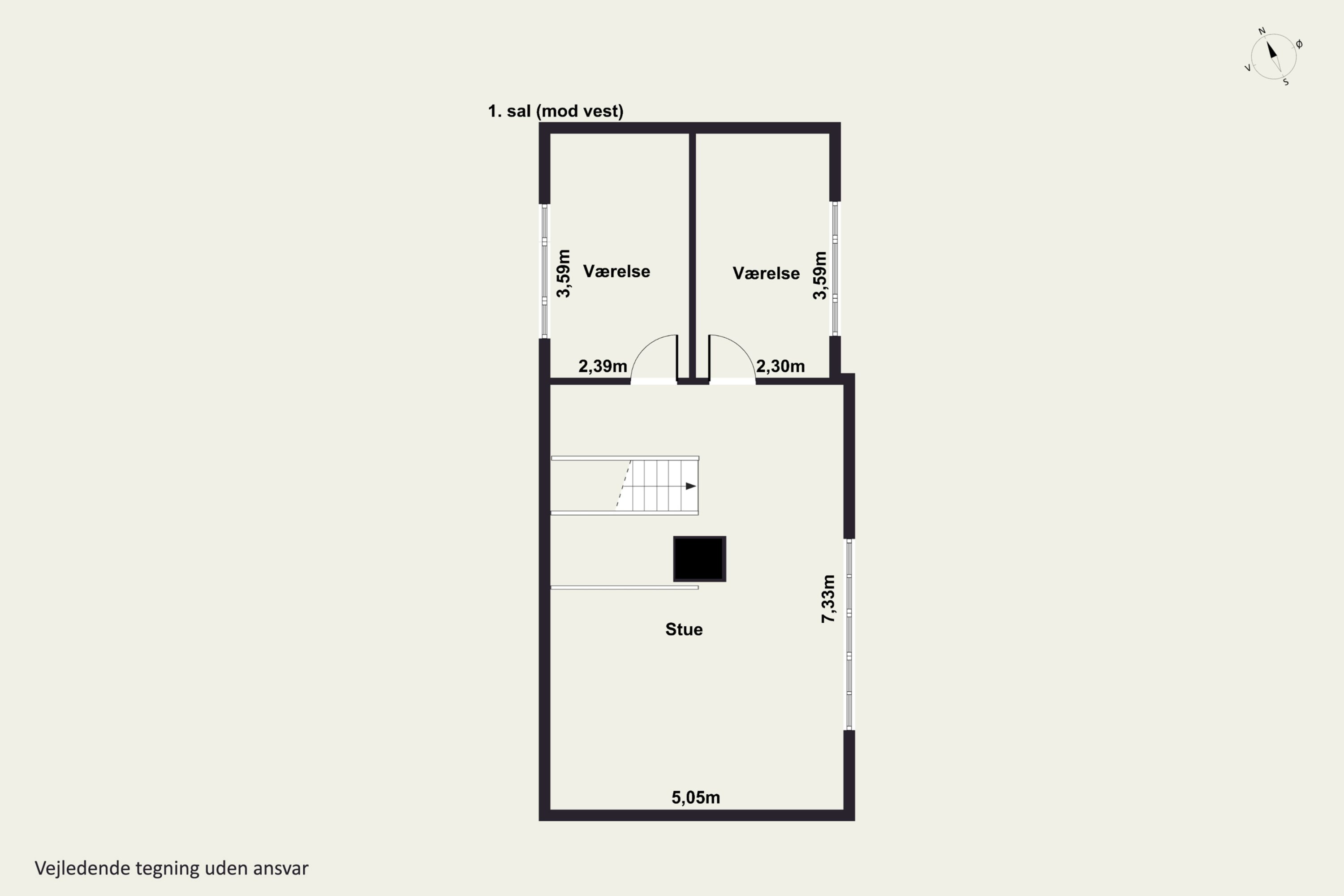 Plantegninger billede af Præstevej 2, Boddum, 7760 Hurup Thy