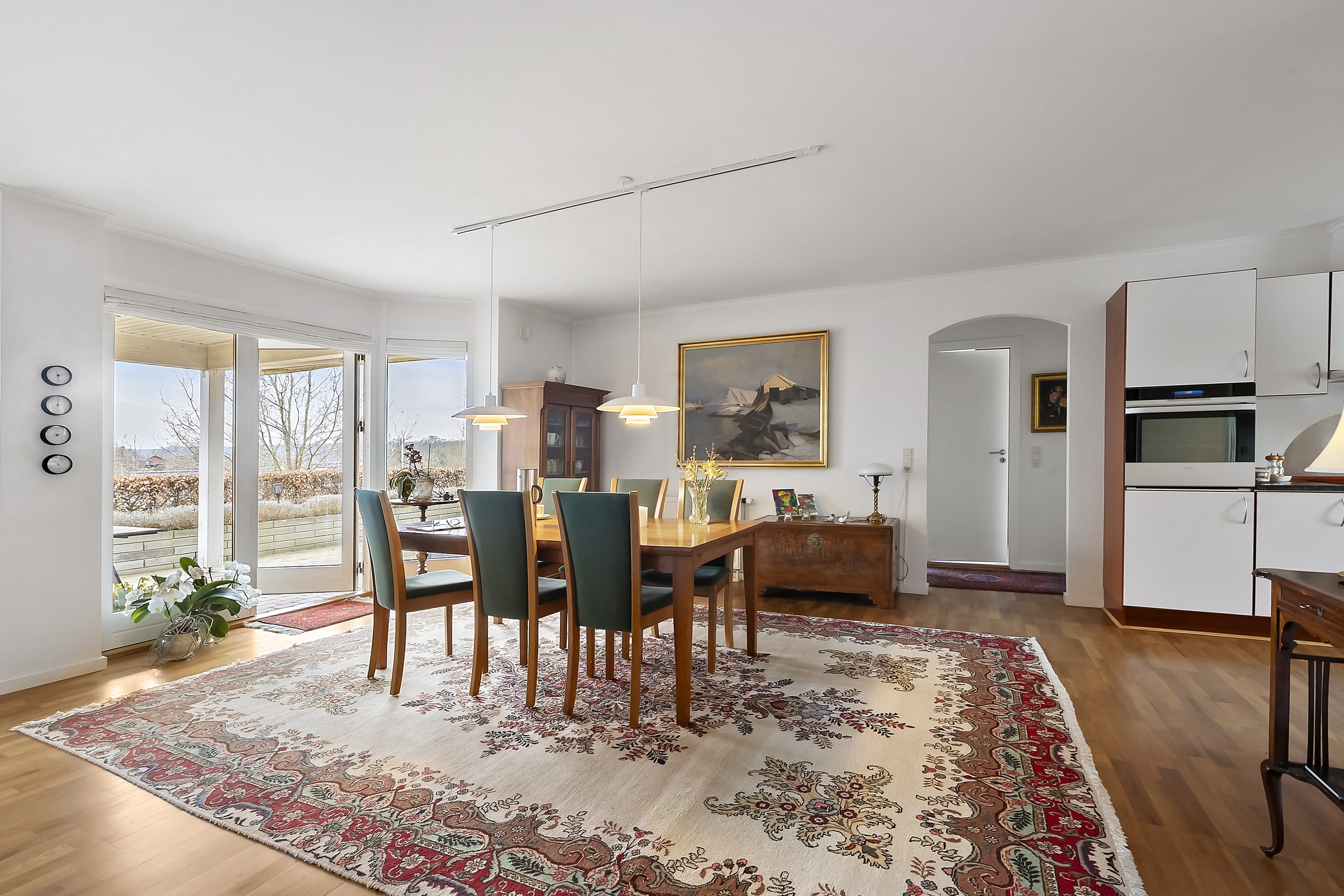 Fremhævet spisestue billede i fuldskærmstilstand. Billede af Skovbakken 5, 6200 Aabenraa