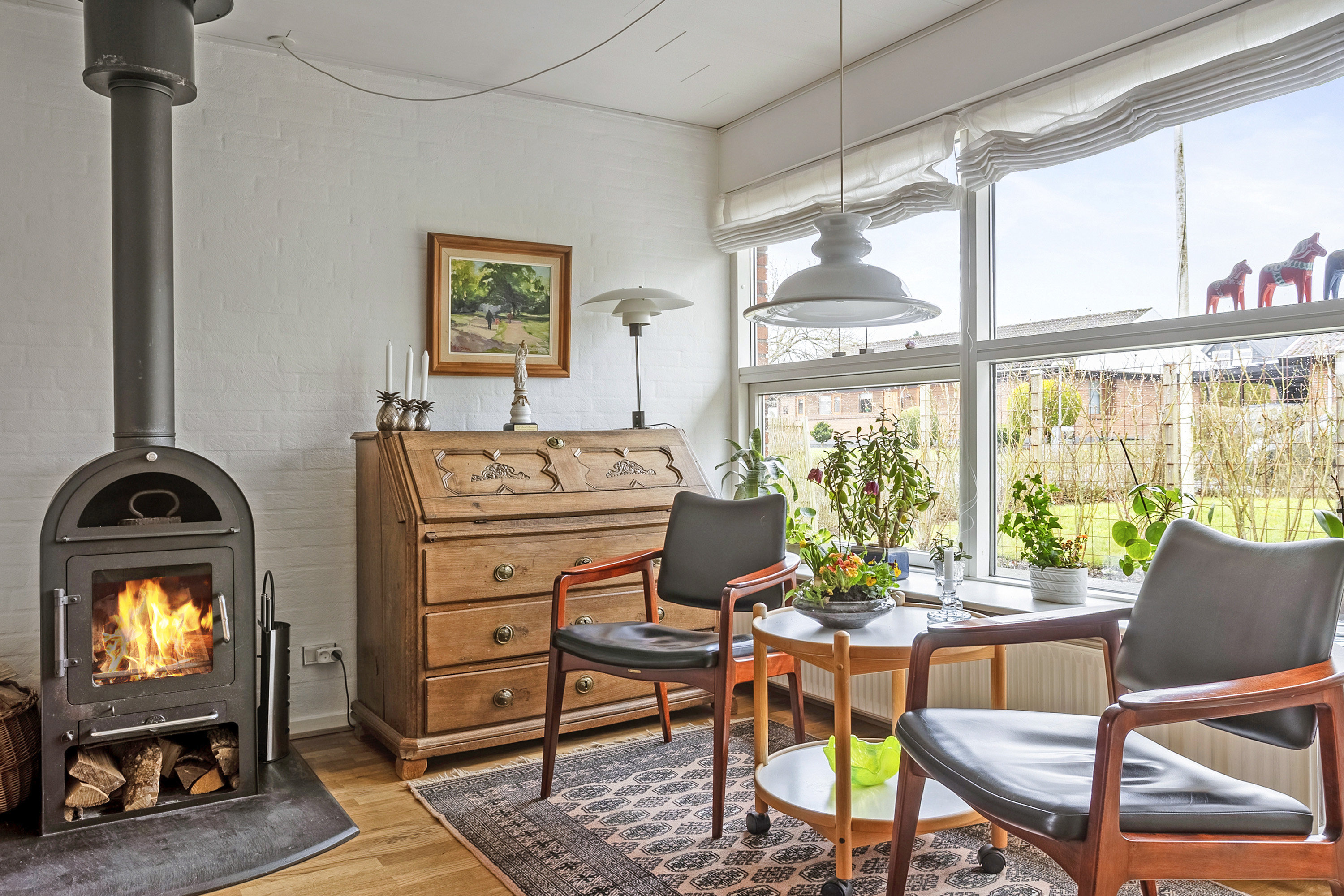 Fremhævet stue billede i fuldskærmstilstand. Billede af Kirsebærvej 77, 6600 Vejen