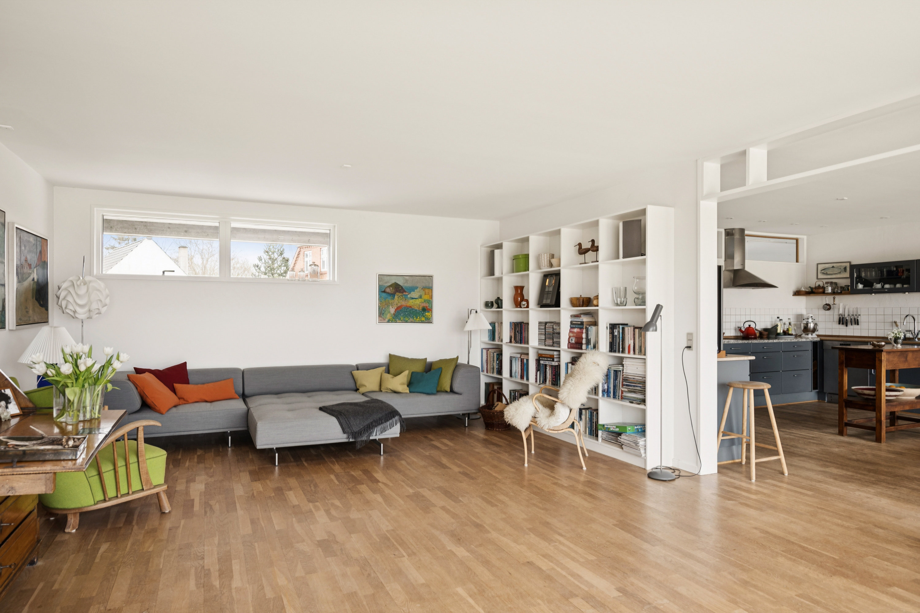 Fremhævet stue billede i fuldskærmstilstand. Billede af Lindhøjvej 10, Begtrup, 8420 Knebel