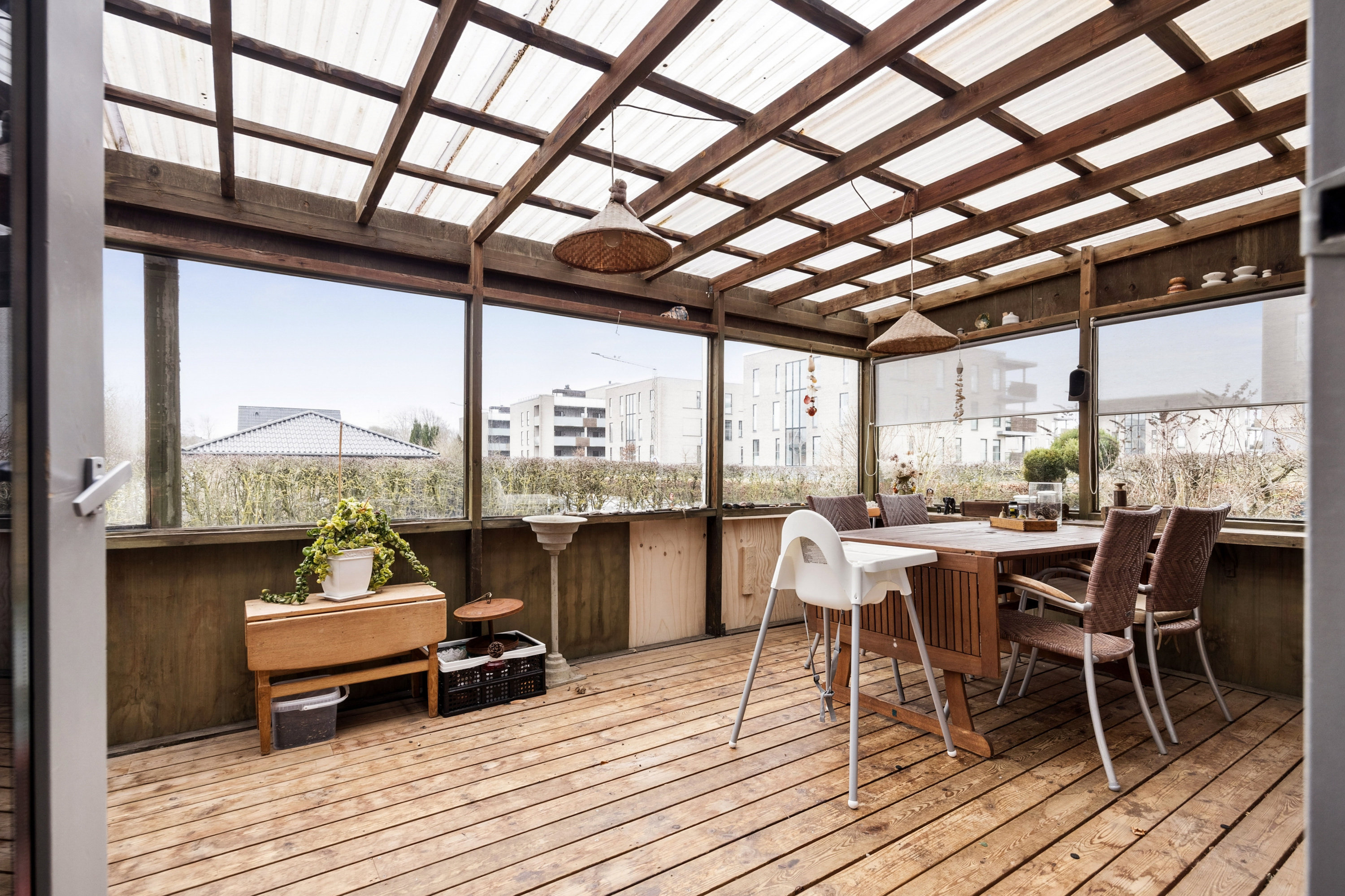 Fremhævet udestue billede i fuldskærmstilstand. Billede af Jørgen Berthelsens Vej 13, 9400 Nørresundby