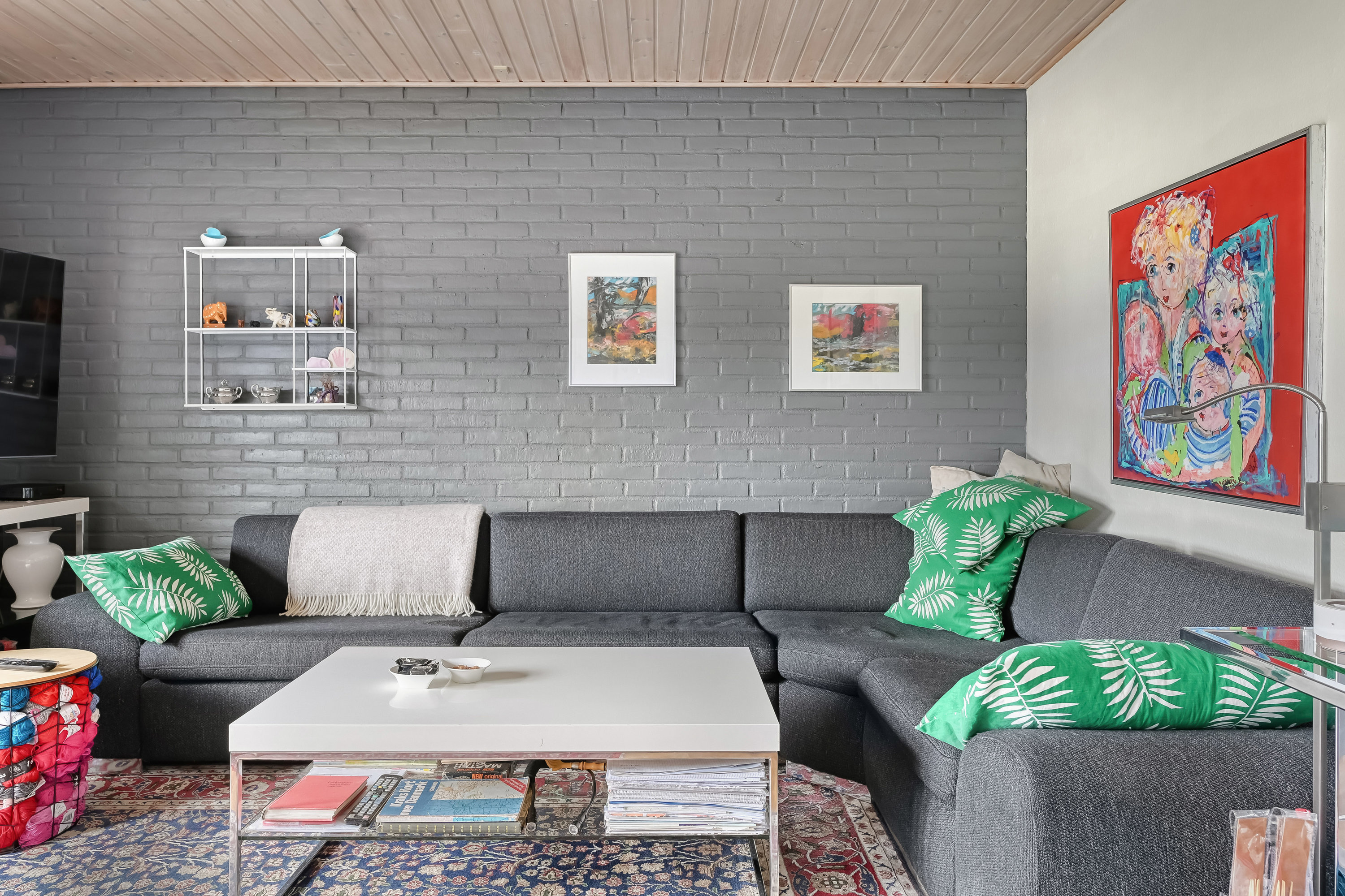 Fremhævet stue billede i fuldskærmstilstand. Billede af Lyngvej 88, 6710 Esbjerg V