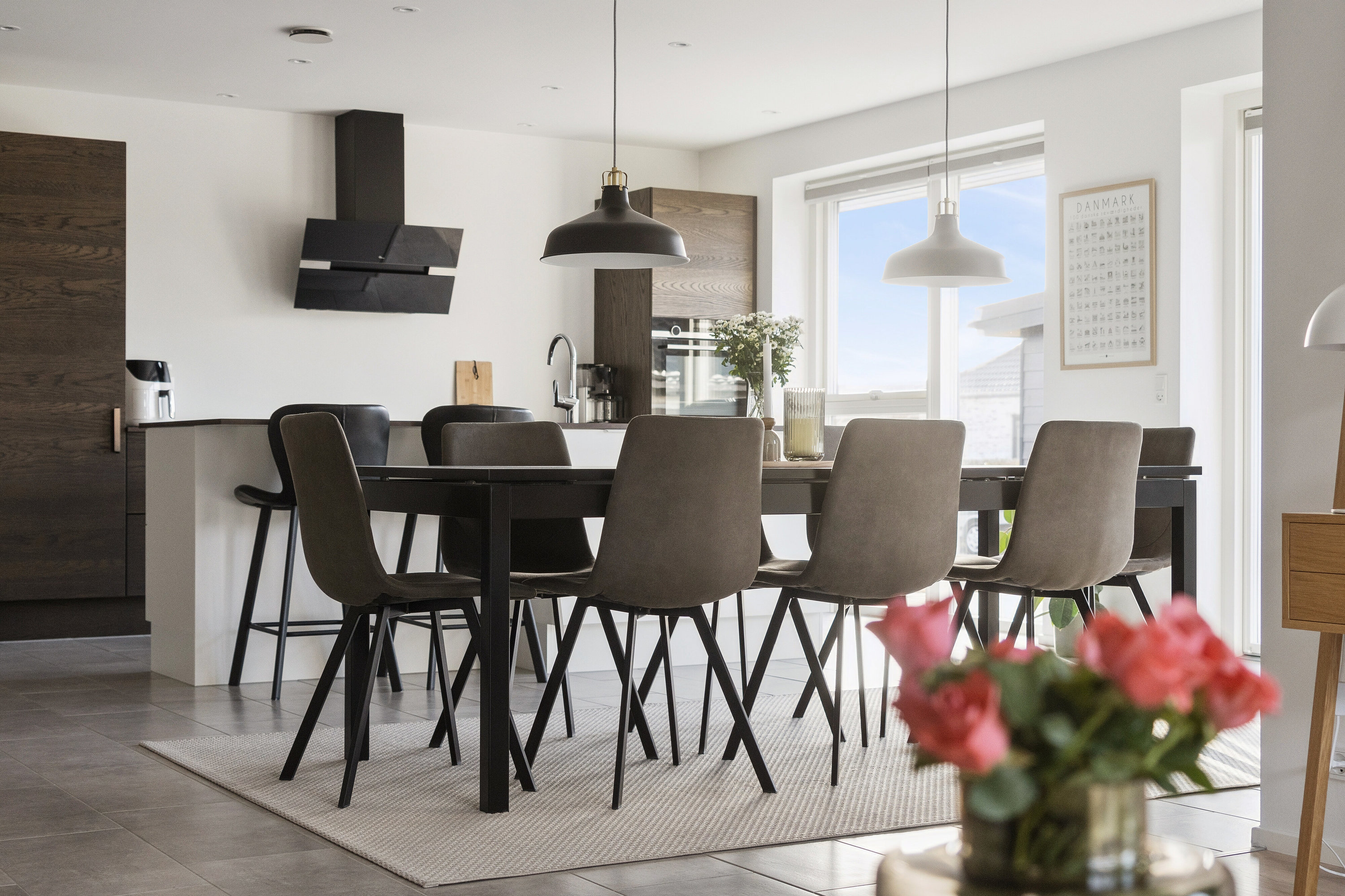 Fremhævet spisestue billede i fuldskærmstilstand. Billede af Gråstenvænget 18, 4230 Skælskør