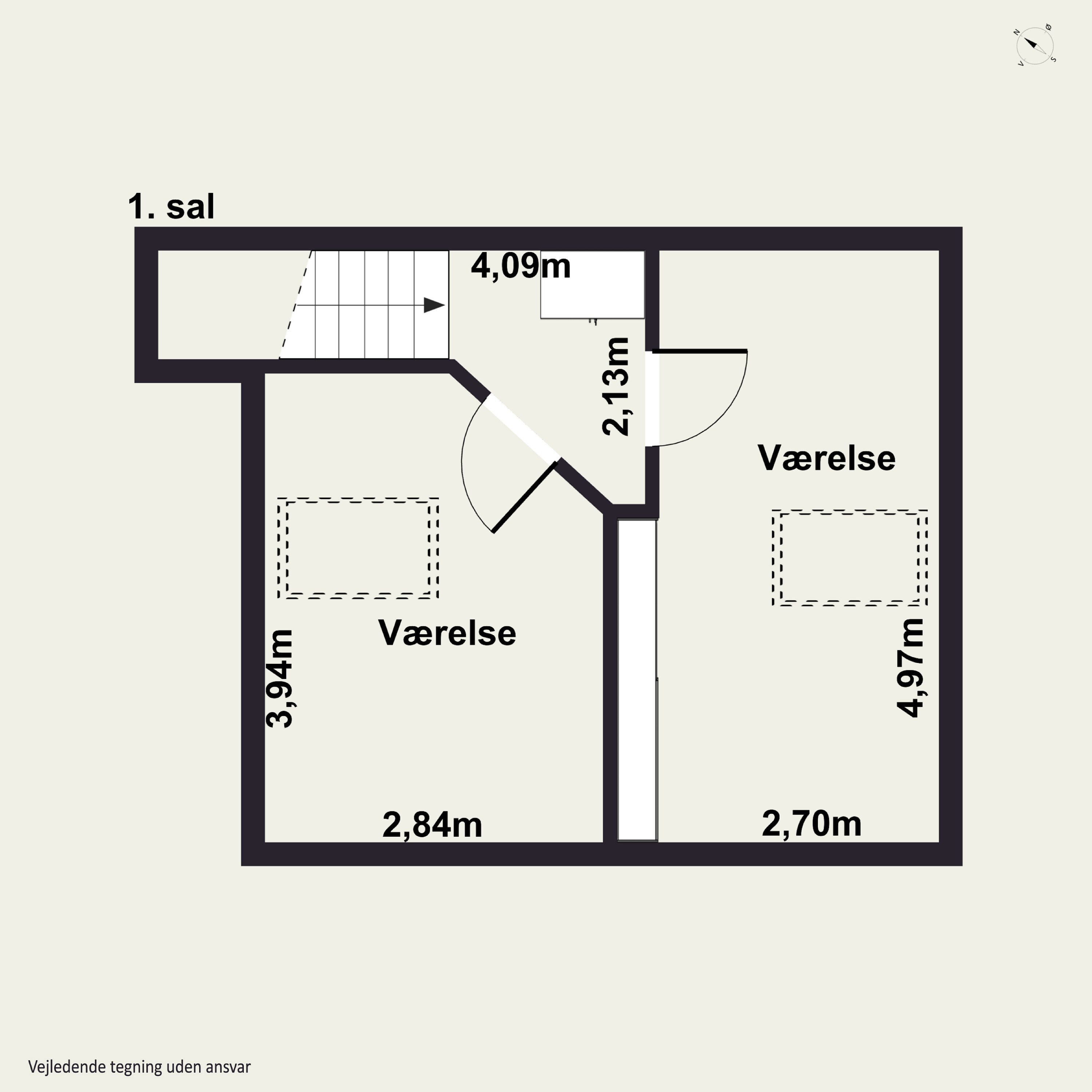 Plantegninger billede af Thorvaldsens Have 32, 4200 Slagelse