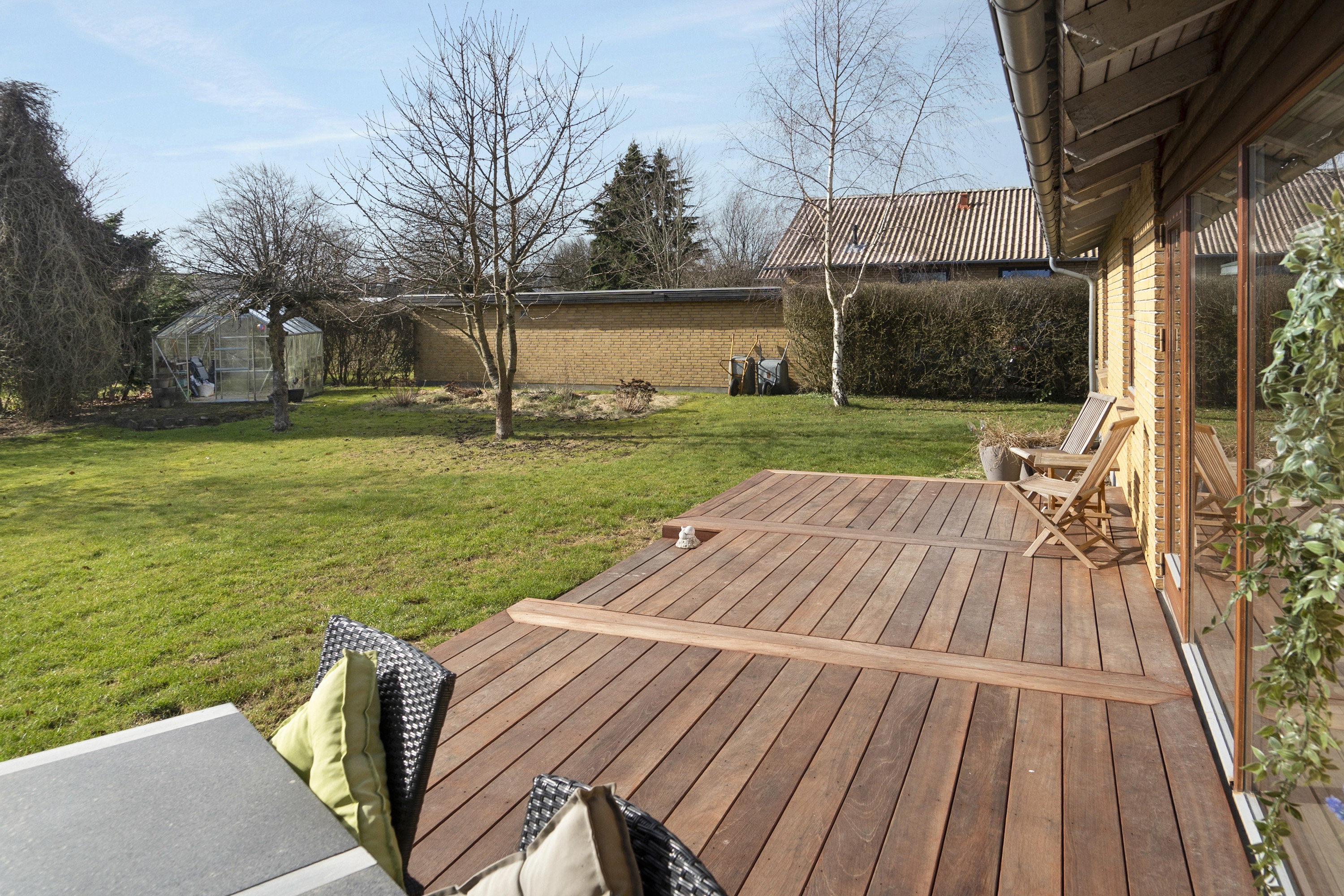 Fremhævet ejendommen billede i fuldskærmstilstand. Billede af Pilevænget 6, Ølsted, 8723 Løsning