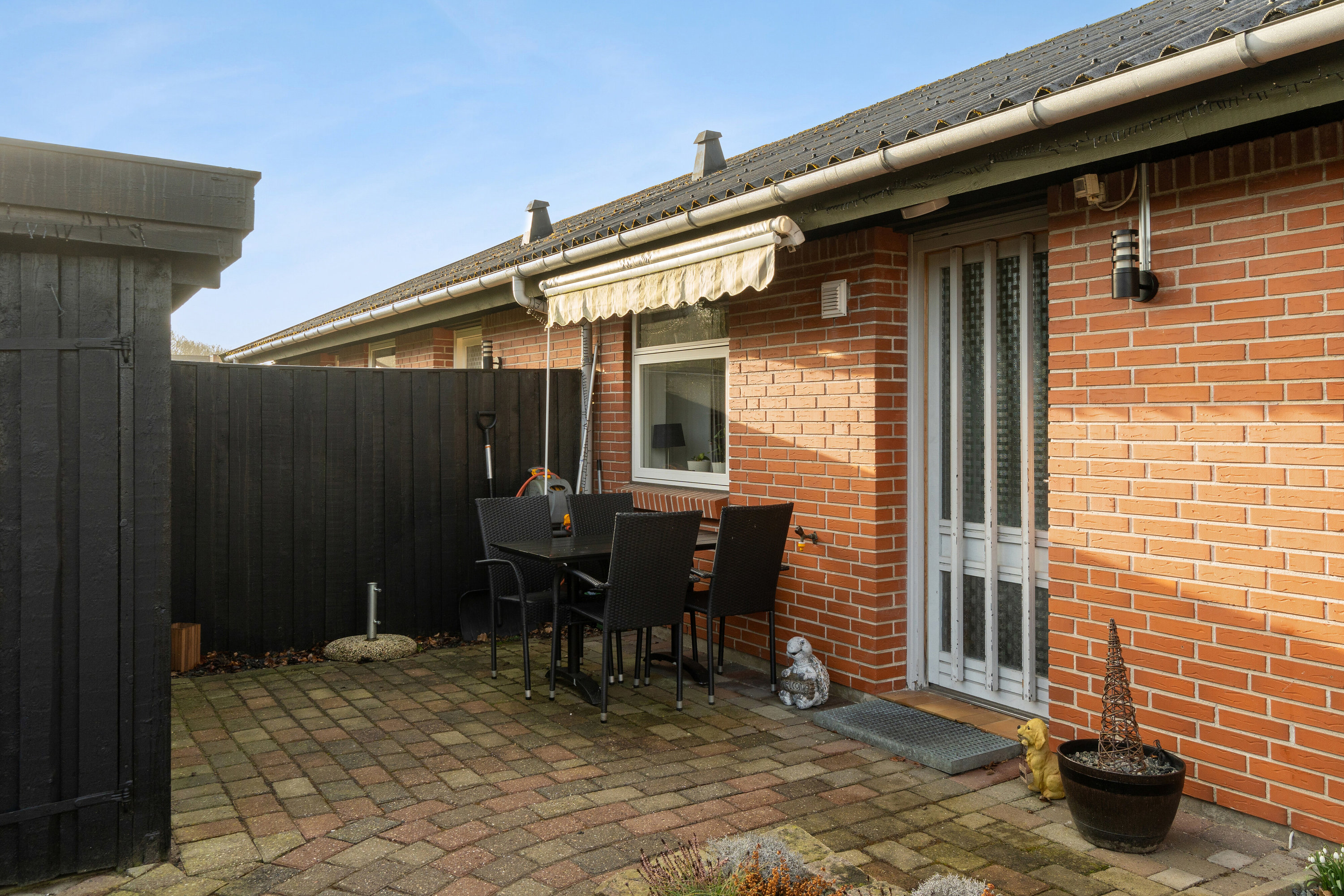 Fremhævet terrasse billede i fuldskærmstilstand. Billede af Lærkevej 22, 4261 Dalmose