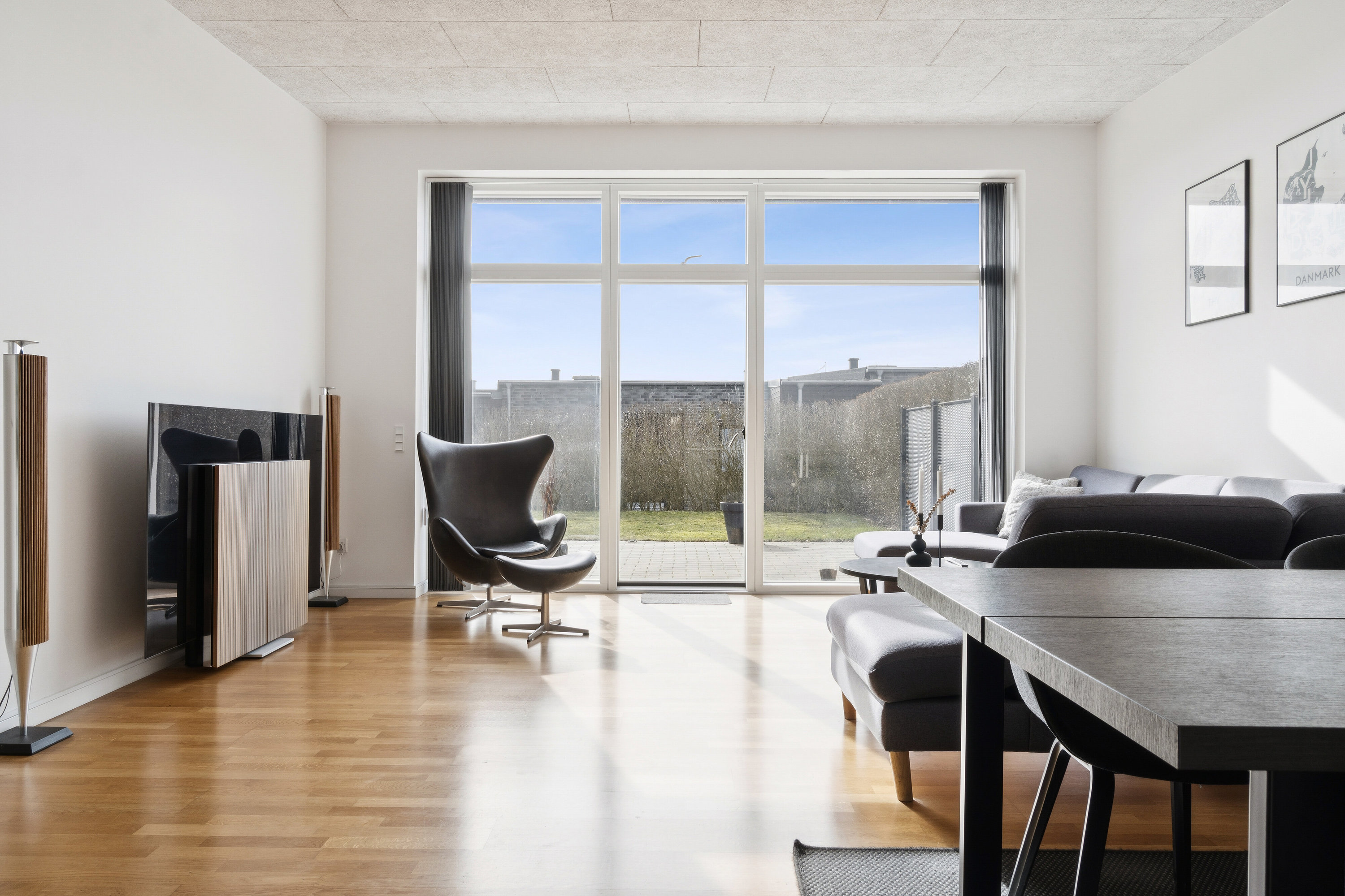 Fremhævet stue billede i fuldskærmstilstand. Billede af Urtehaven 25, Fårtoft, 7700 Thisted