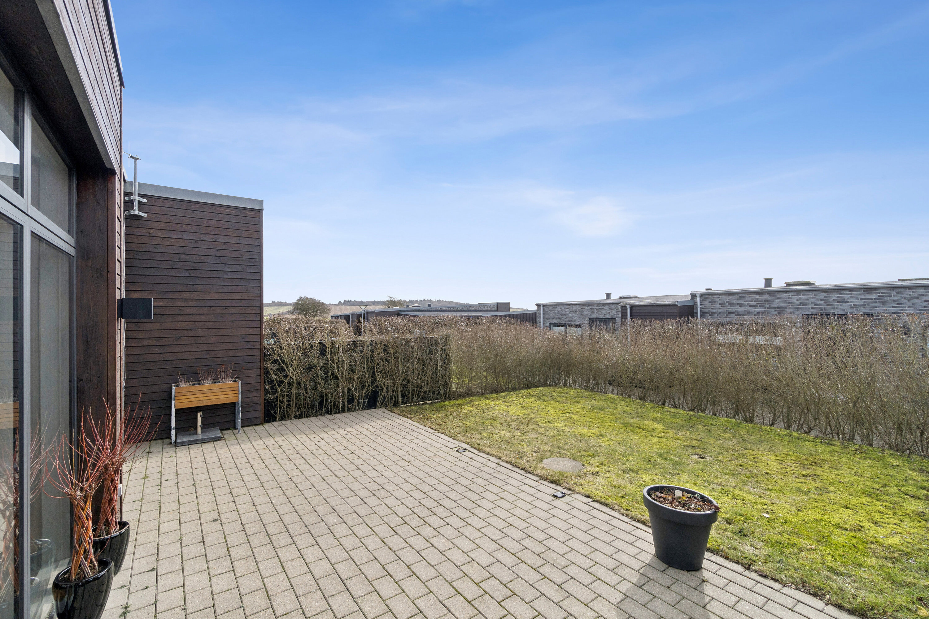 Fremhævet terrasse billede i fuldskærmstilstand. Billede af Urtehaven 25, Fårtoft, 7700 Thisted