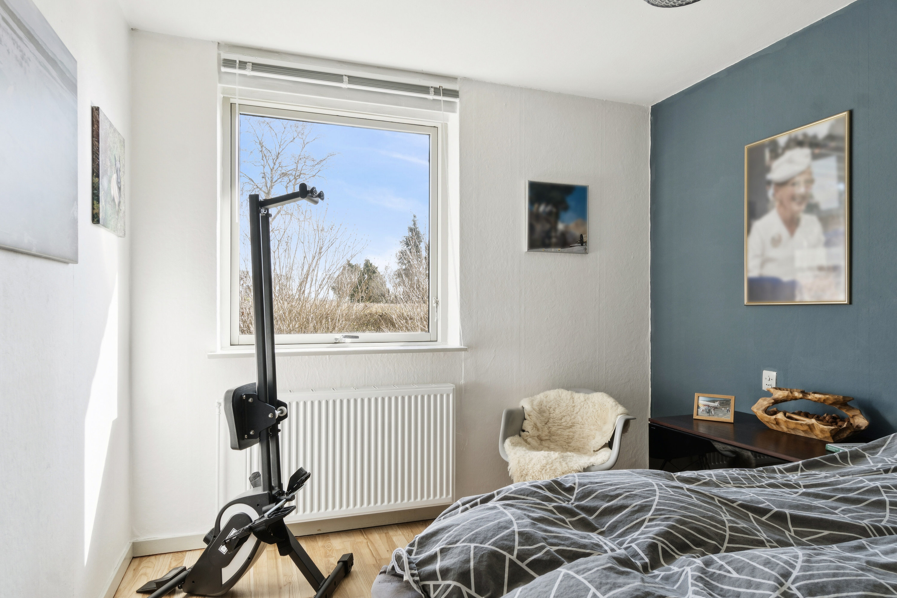 Fremhævet soveværelse billede i fuldskærmstilstand. Billede af Hesselbyvej 1A, 4230 Skælskør