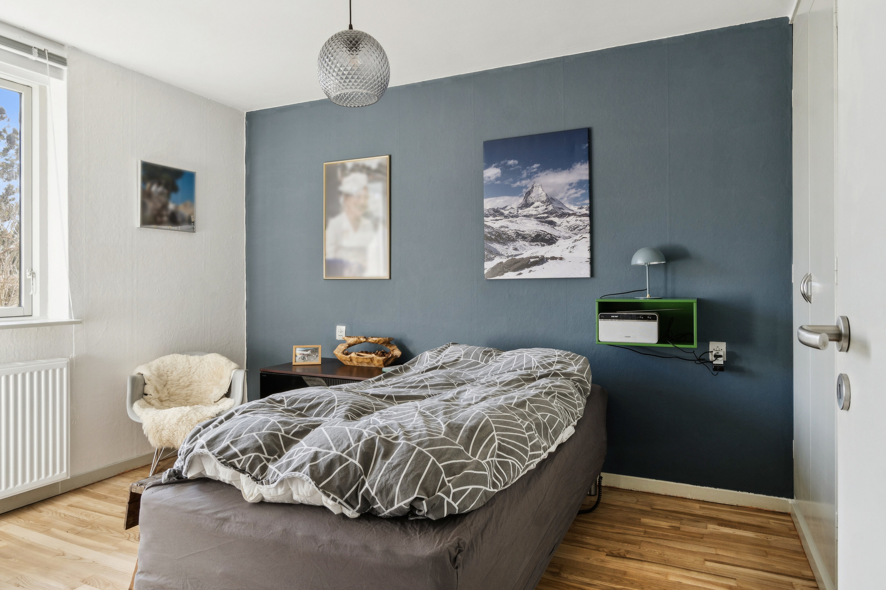 Fremhævet soveværelse billede i fuldskærmstilstand. Billede af Hesselbyvej 1A, 4230 Skælskør