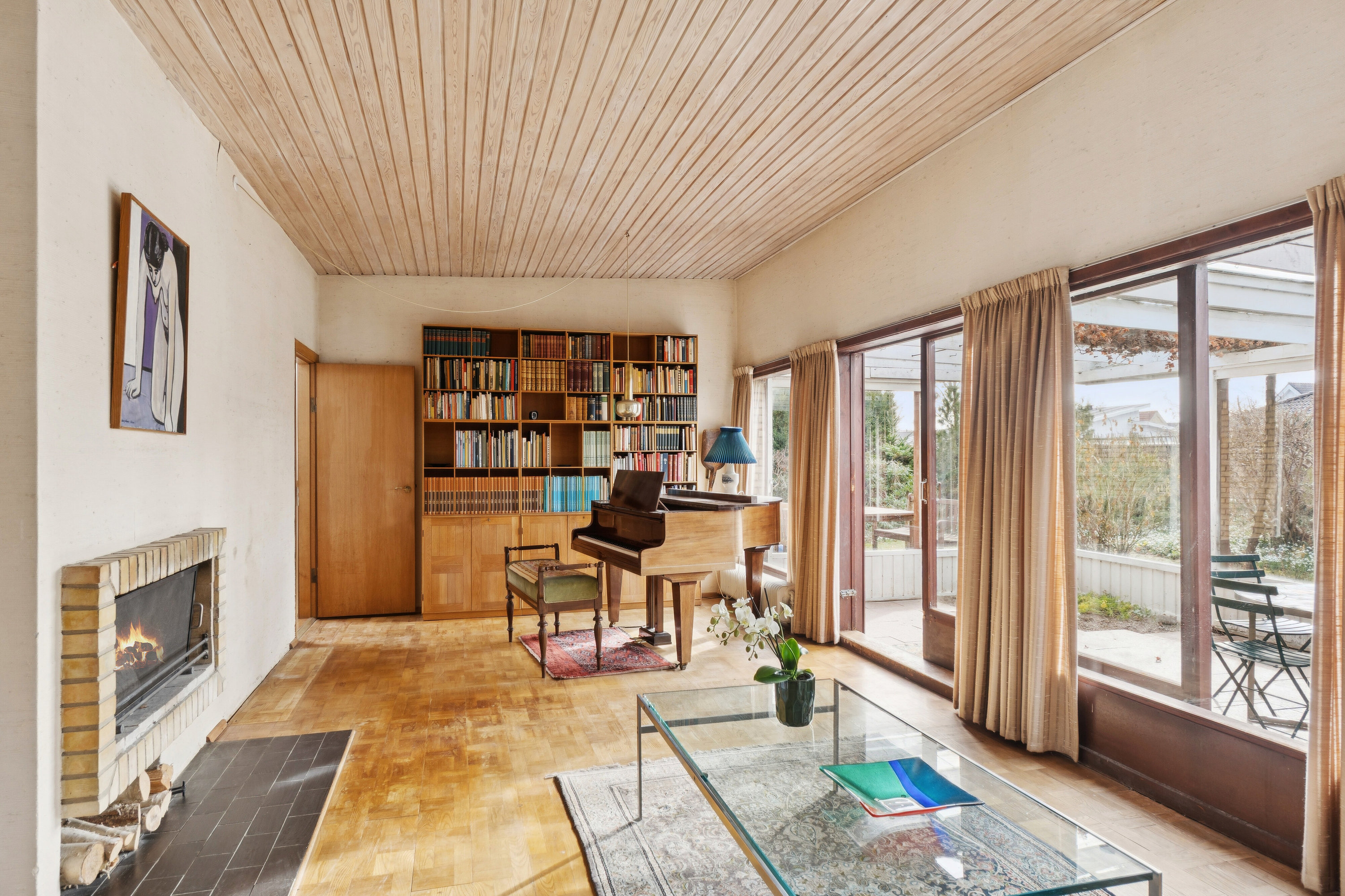 Fremhævet stue billede i fuldskærmstilstand. Billede af Grænsevej 7, 2650 Hvidovre