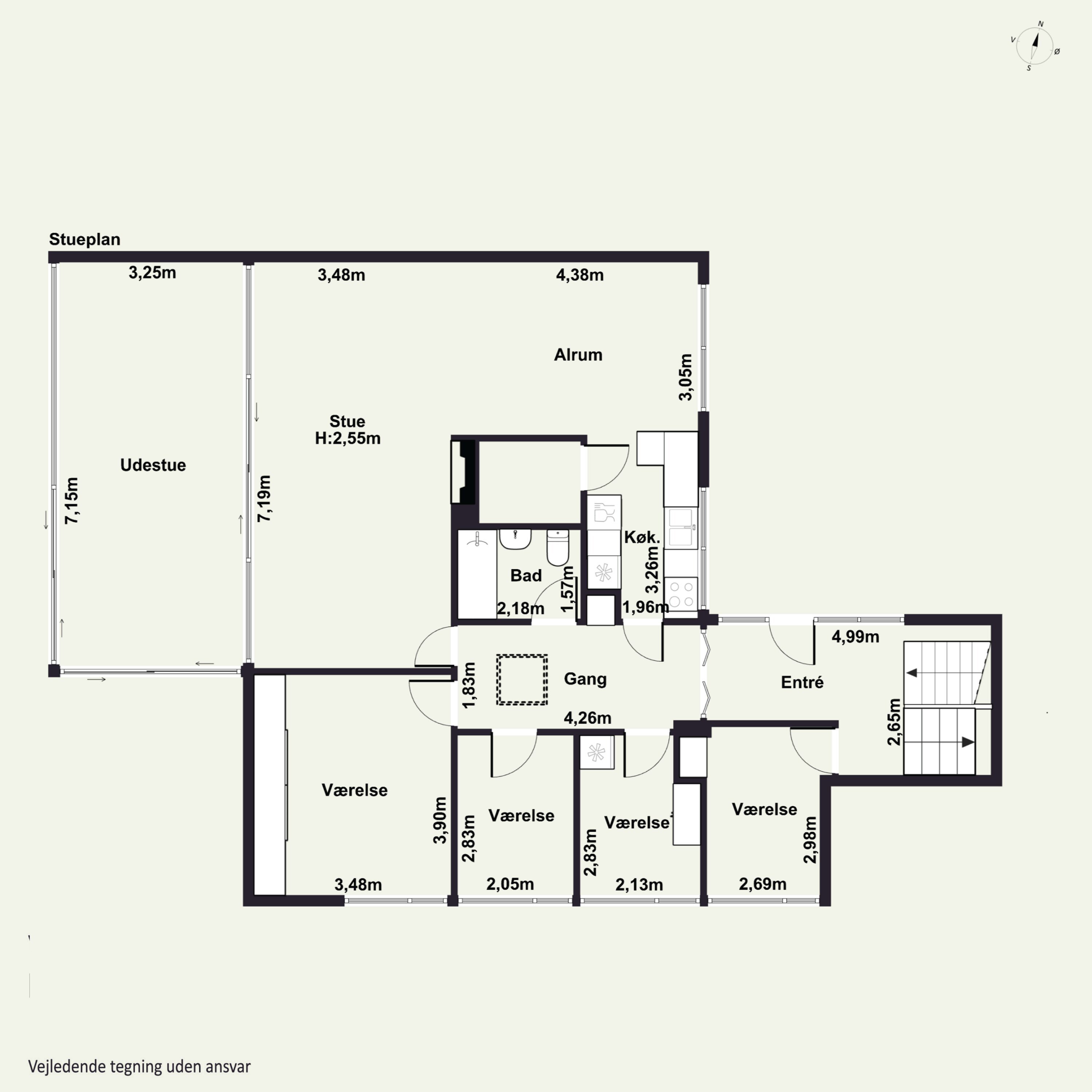 Plantegninger billede af Grænsevej 7, 2650 Hvidovre