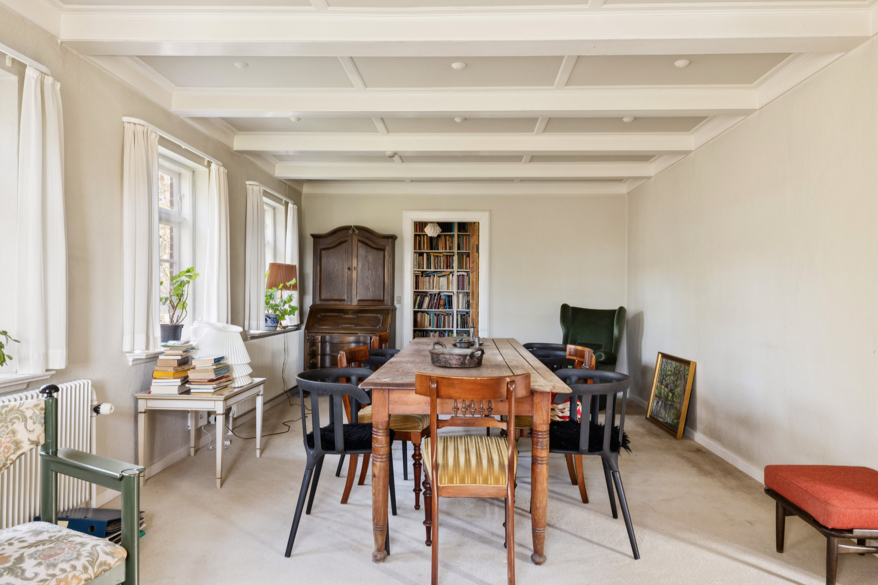 Fremhævet stue billede i fuldskærmstilstand. Billede af Kjeldbjergvej 1, Kjeldbjerg, 7800 Skive