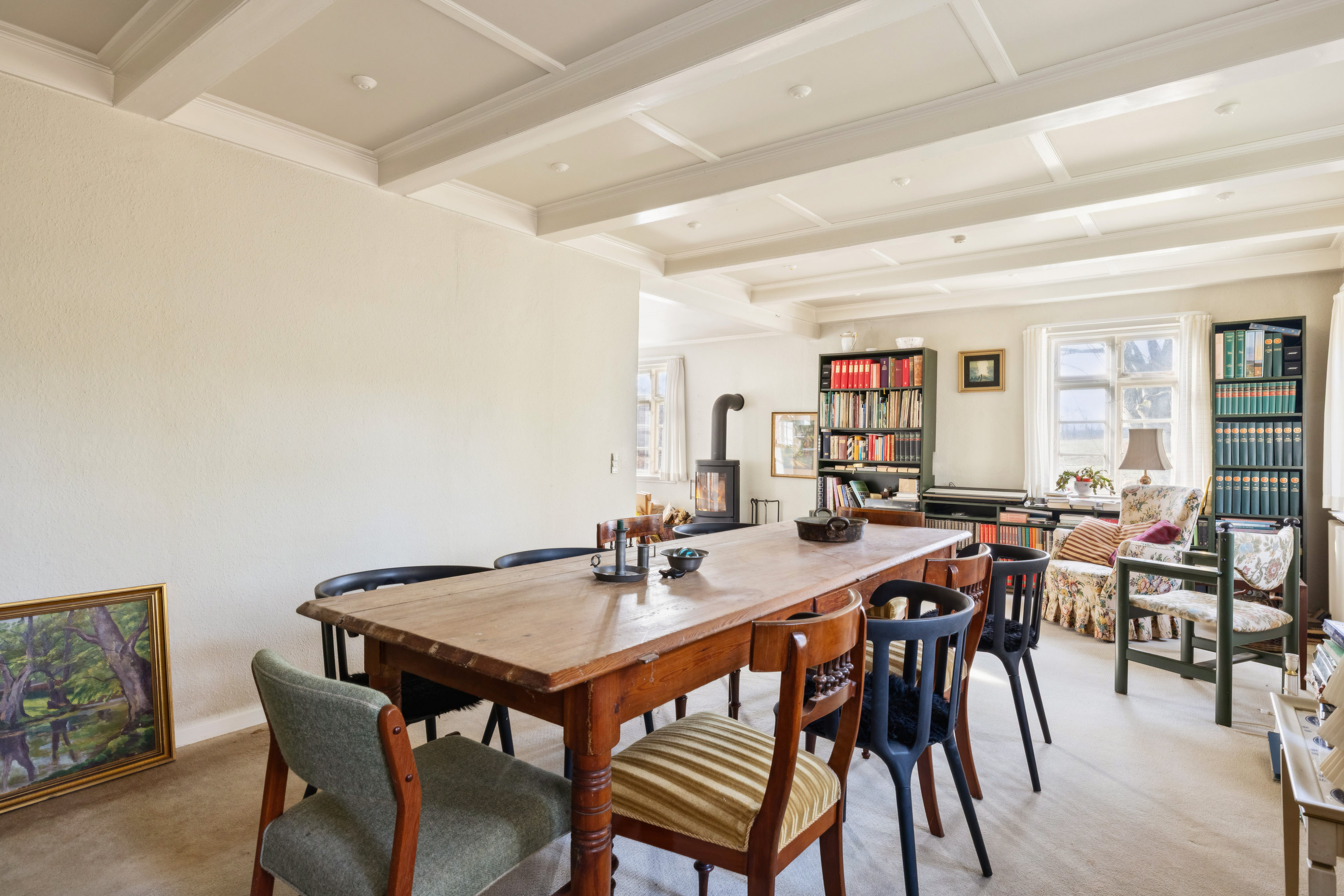 Fremhævet spisestue billede i fuldskærmstilstand. Billede af Kjeldbjergvej 1, Kjeldbjerg, 7800 Skive