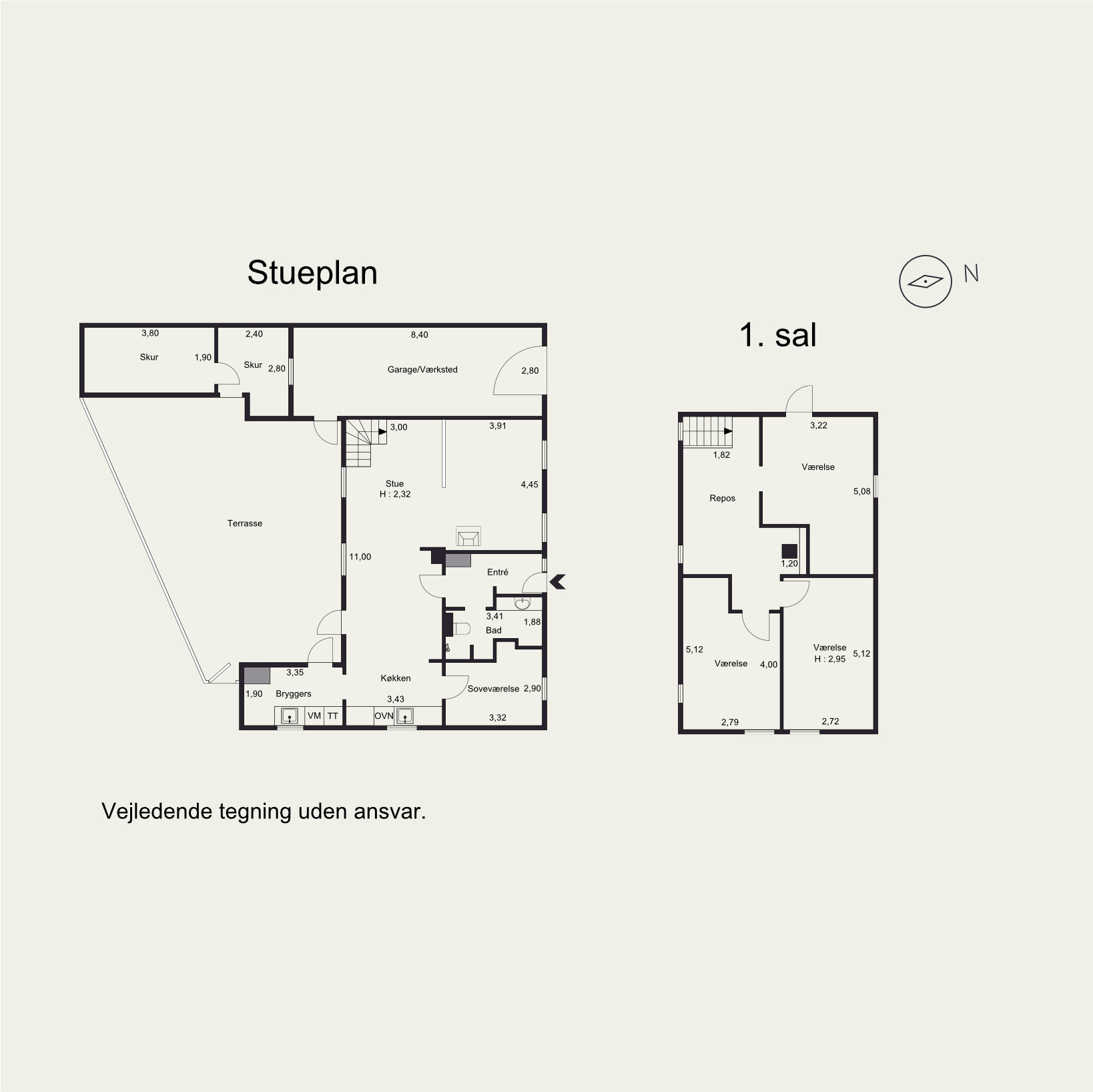 Plantegninger billede af Blindgade 5, Tvingstrup, 8700 Horsens