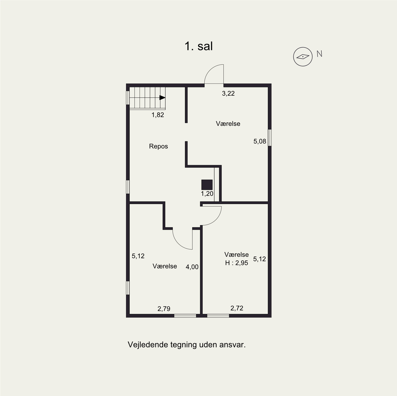 Plantegninger billede af Blindgade 5, Tvingstrup, 8700 Horsens