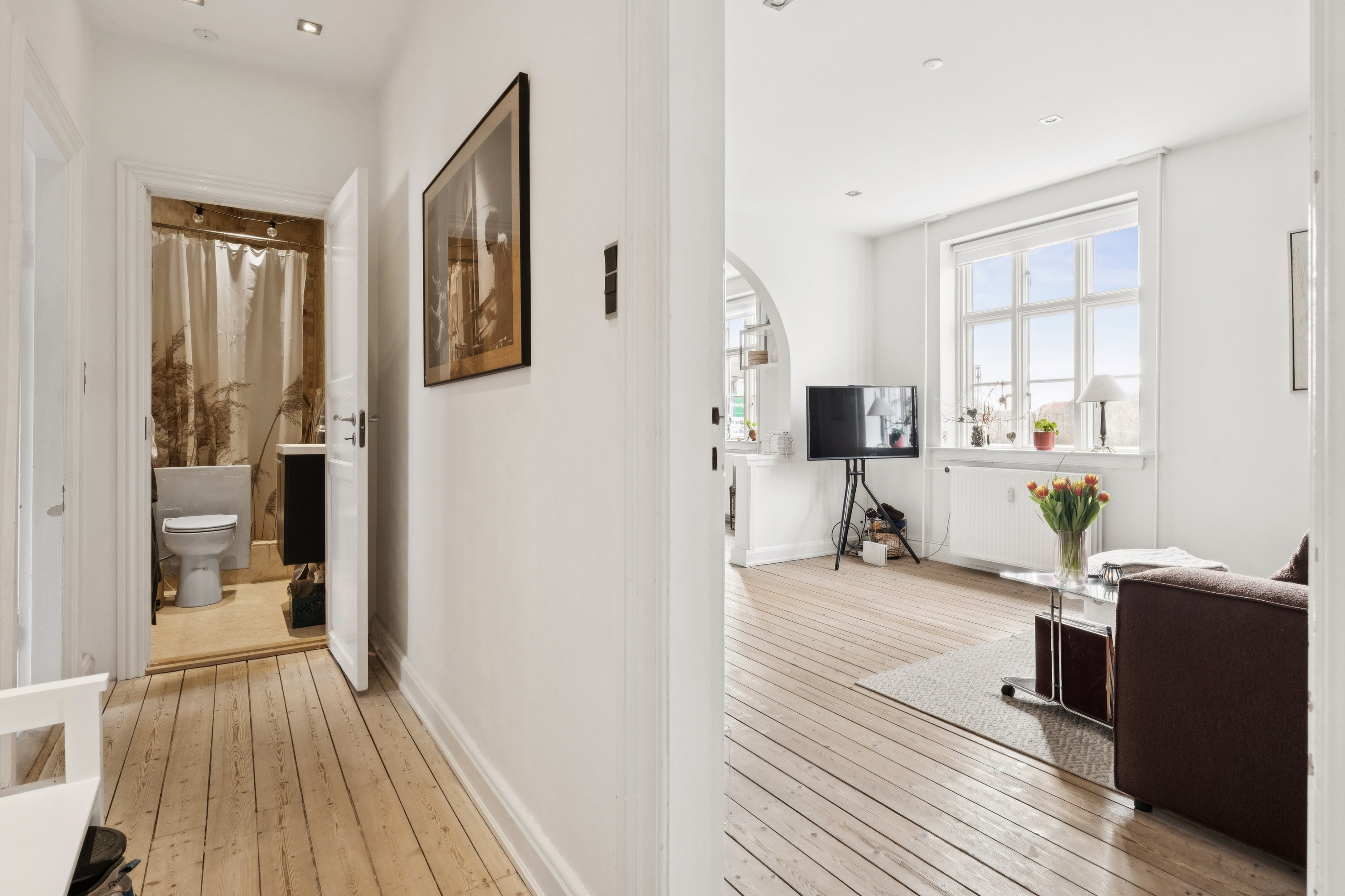 Fremhævet gang billede i fuldskærmstilstand. Billede af Islandsgade 17, 2. th., 9000 Aalborg