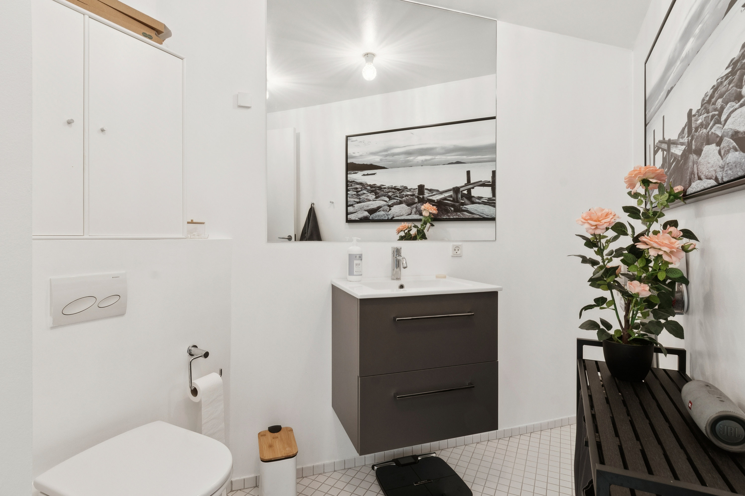 Fremhævet badeværelse billede i fuldskærmstilstand. Billede af Ørestads Boulevard 55E, 7. 701., 2300 København S