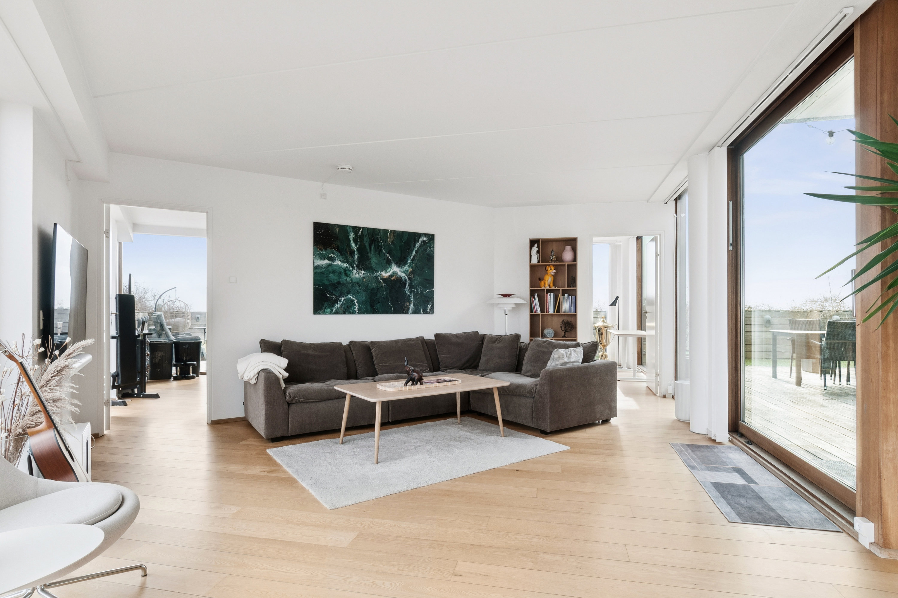 Fremhævet stue billede i fuldskærmstilstand. Billede af Ørestads Boulevard 55E, 7. 701., 2300 København S