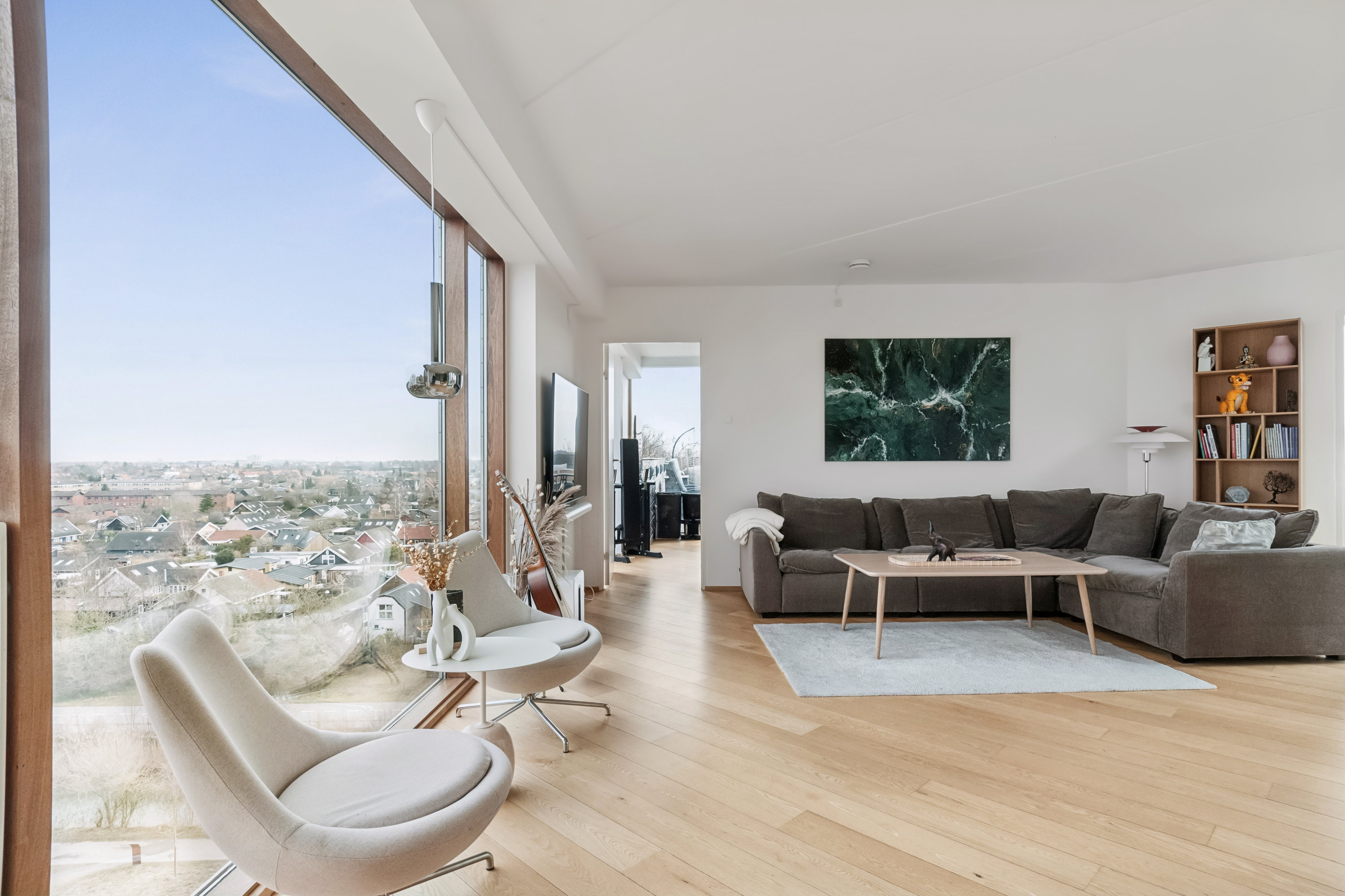 Fremhævet stue billede i fuldskærmstilstand. Billede af Ørestads Boulevard 55E, 7. 701., 2300 København S