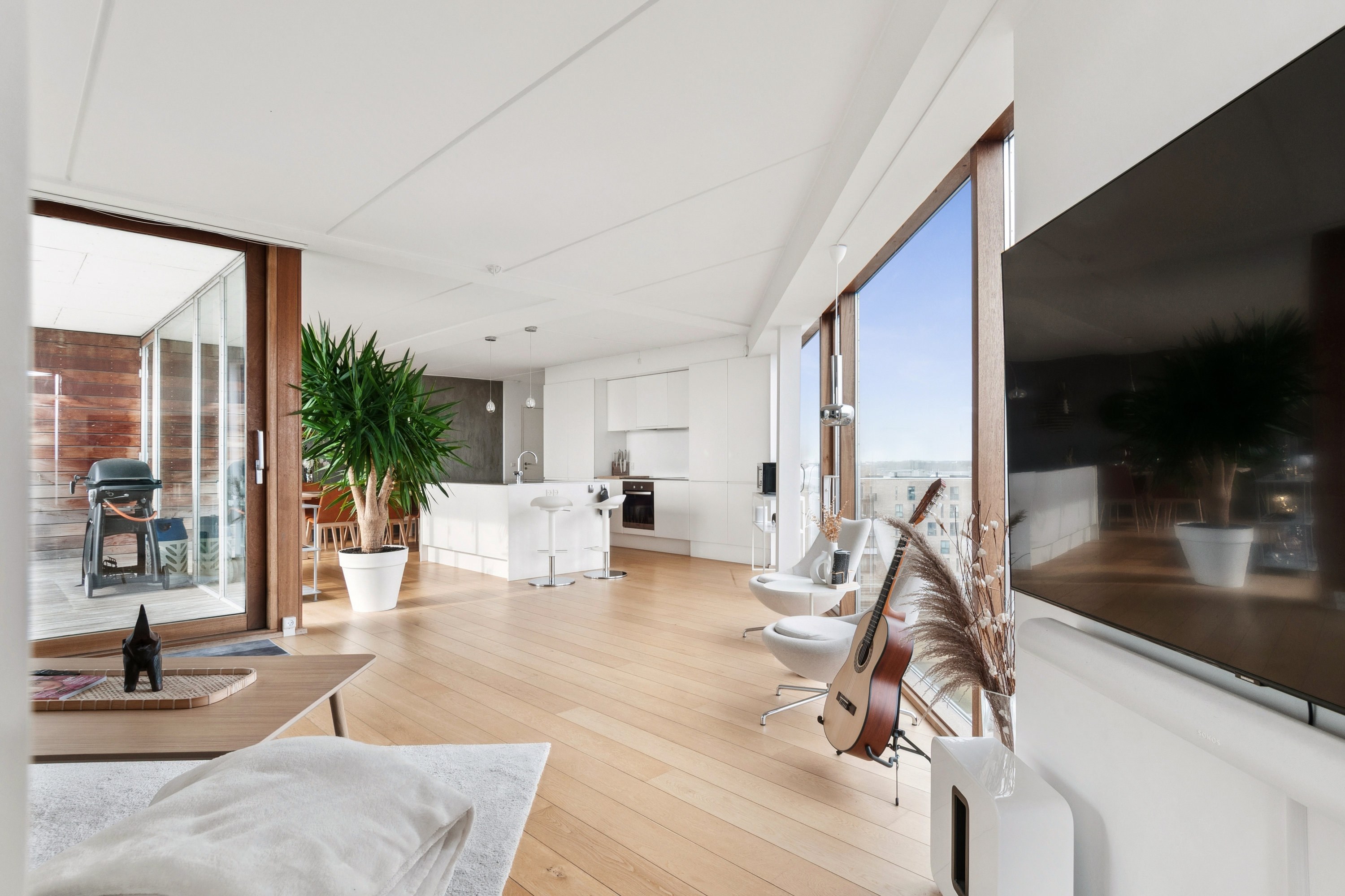 Fremhævet stue billede i fuldskærmstilstand. Billede af Ørestads Boulevard 55E, 7. 701., 2300 København S