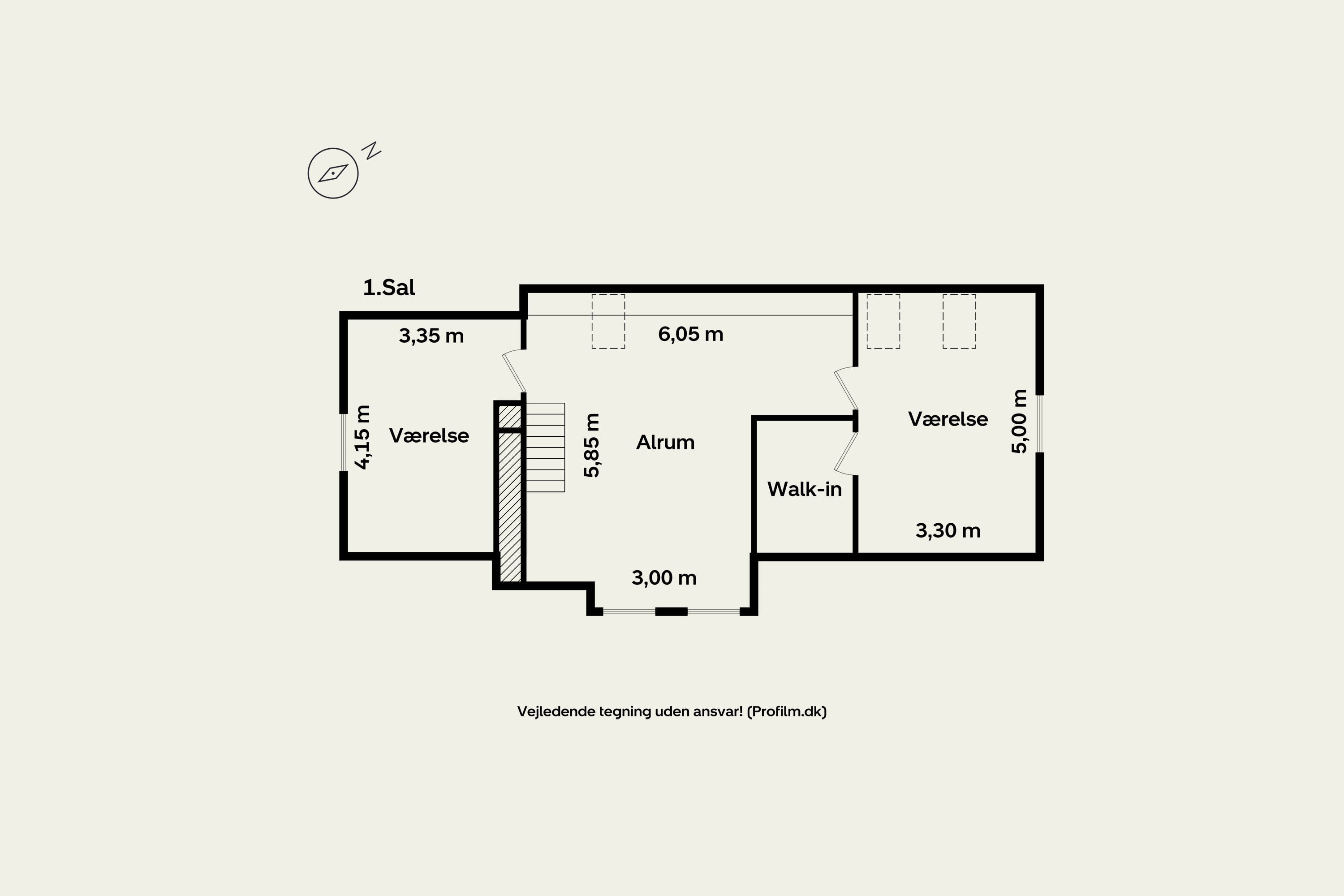 Plantegninger billede af Rolighedsvej 3, 4296 Nyrup