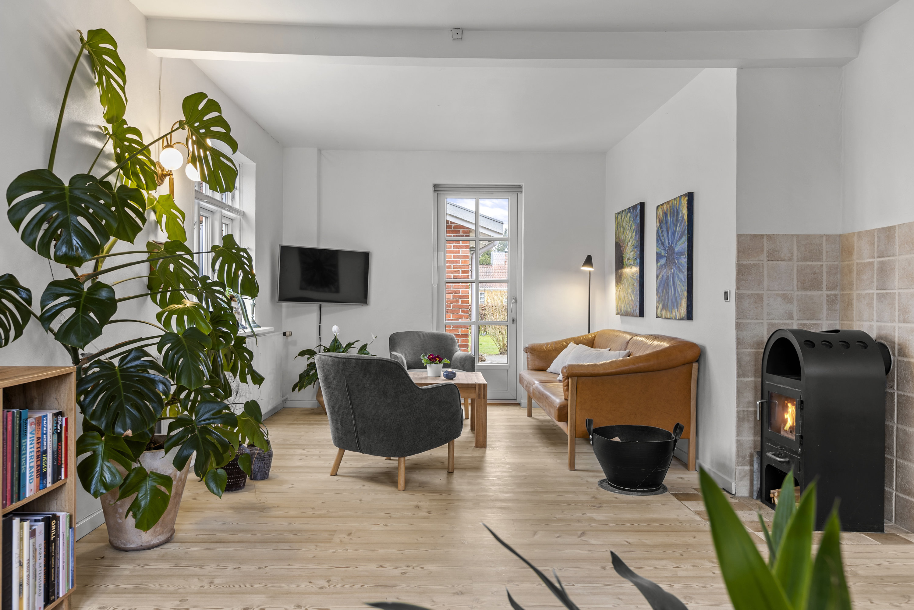 Fremhævet stue billede i fuldskærmstilstand. Billede af Vinkelvej 11, 4180 Sorø