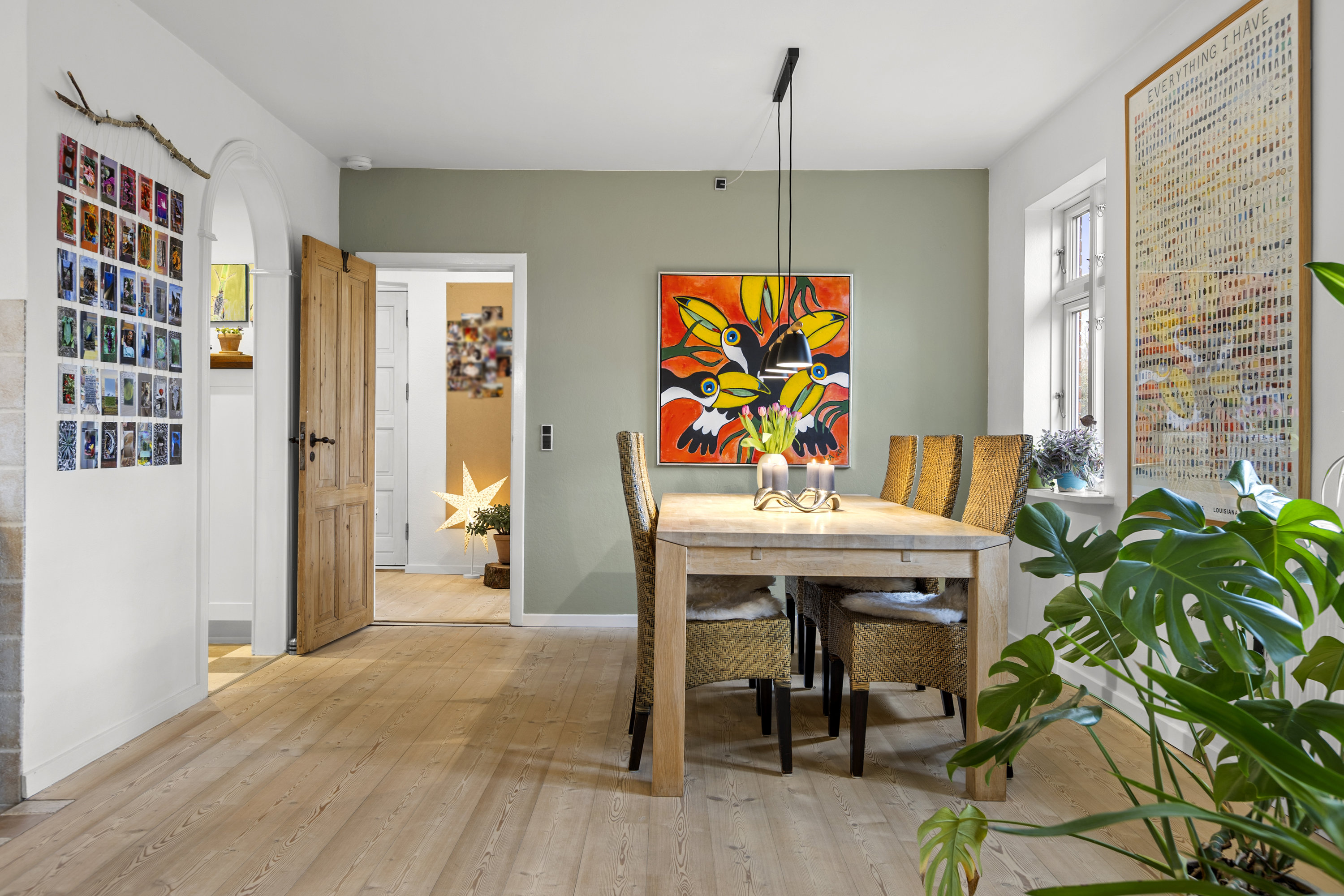 Fremhævet stue billede i fuldskærmstilstand. Billede af Vinkelvej 11, 4180 Sorø