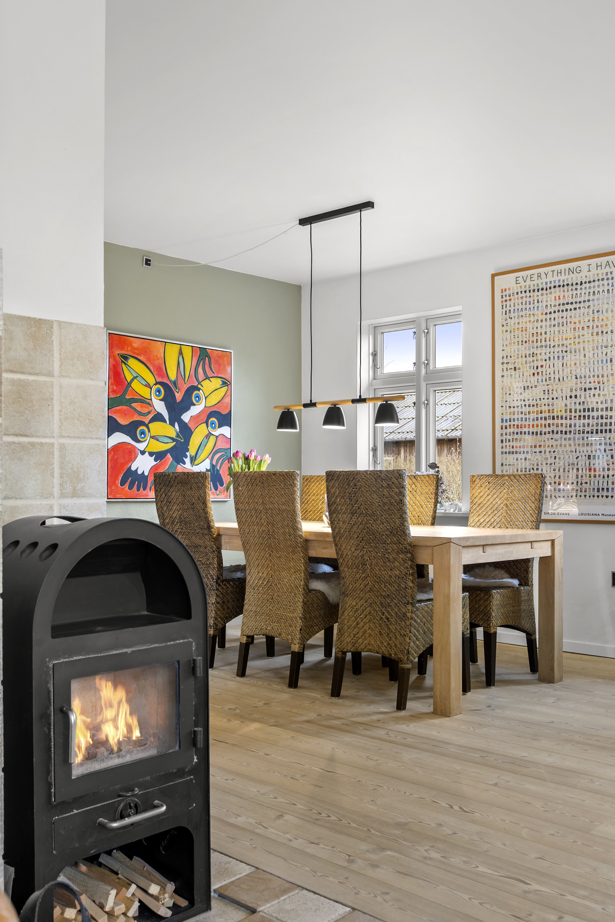 Fremhævet stue billede i fuldskærmstilstand. Billede af Vinkelvej 11, 4180 Sorø