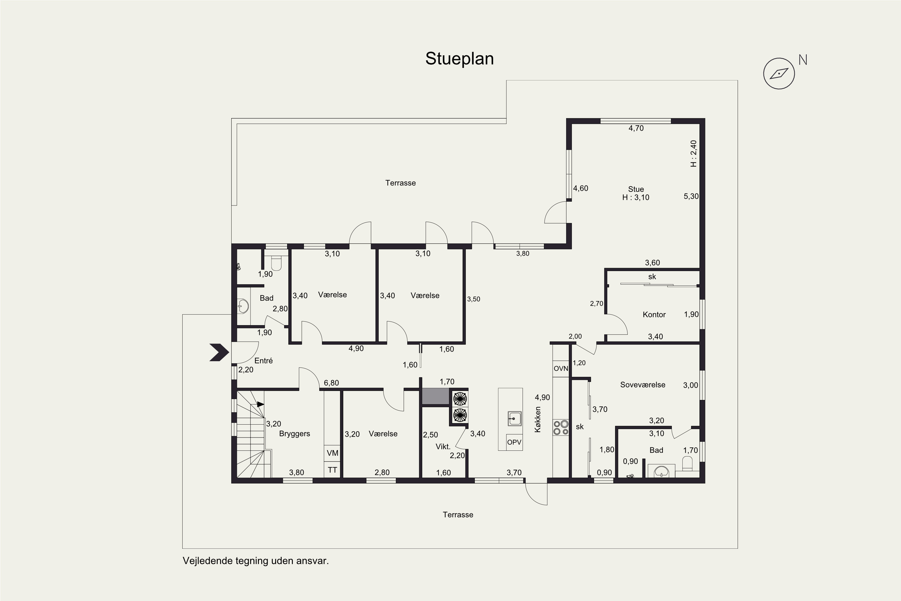 Plantegninger billede af Lillenæs 54, Snoghøj, 7000 Fredericia