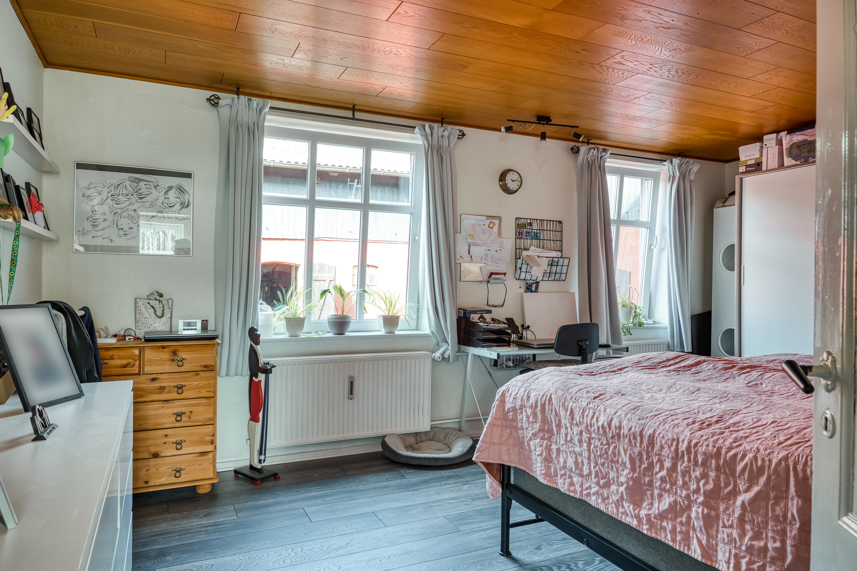 Fremhævet soveværelse billede i fuldskærmstilstand. Billede af Gl. Landevej 15A, Toreby, 4891 Toreby L