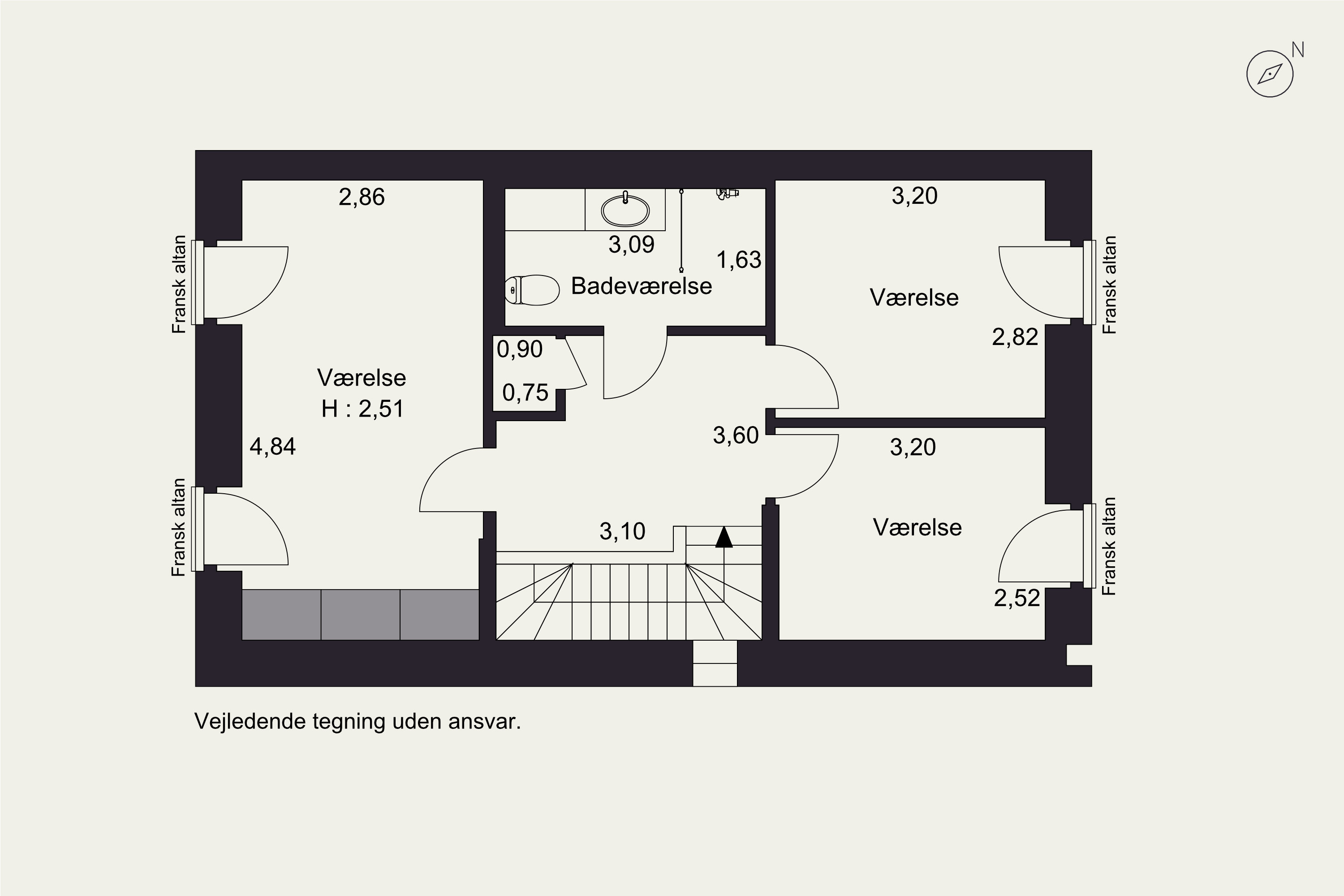 Plantegninger billede af Ralphs Vænge 45, 2950 Vedbæk