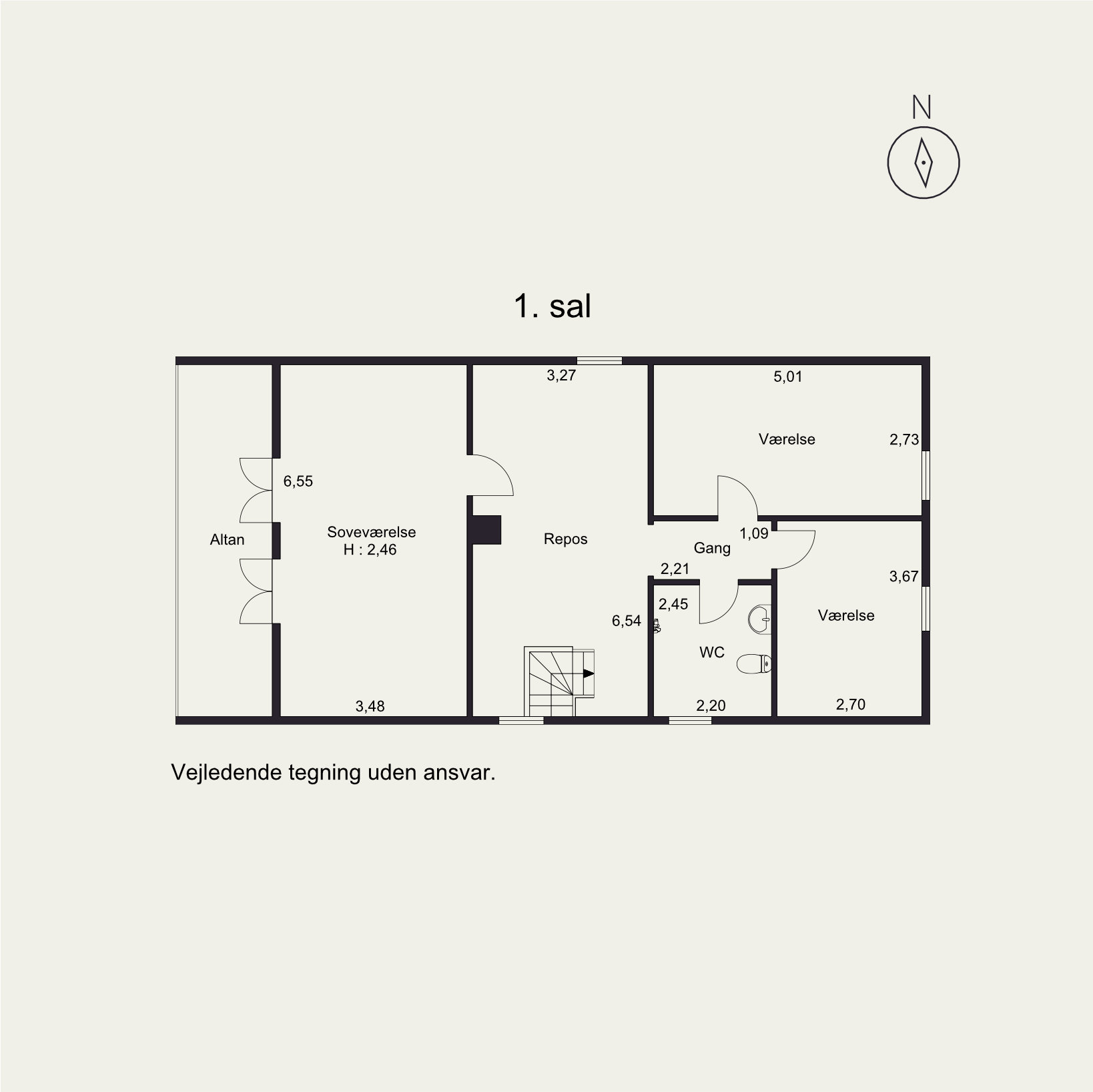 Plantegninger billede af Ulfeldtsvej 6, 8700 Horsens