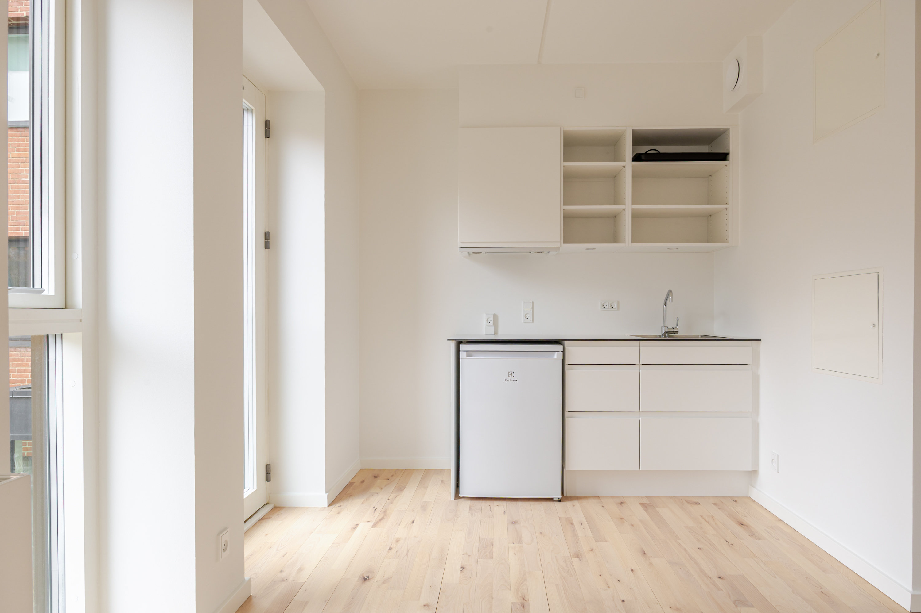 Fremhævet andet billede i fuldskærmstilstand. Billede af Mjølnerparken 44A, 1. 1., 2200 København N