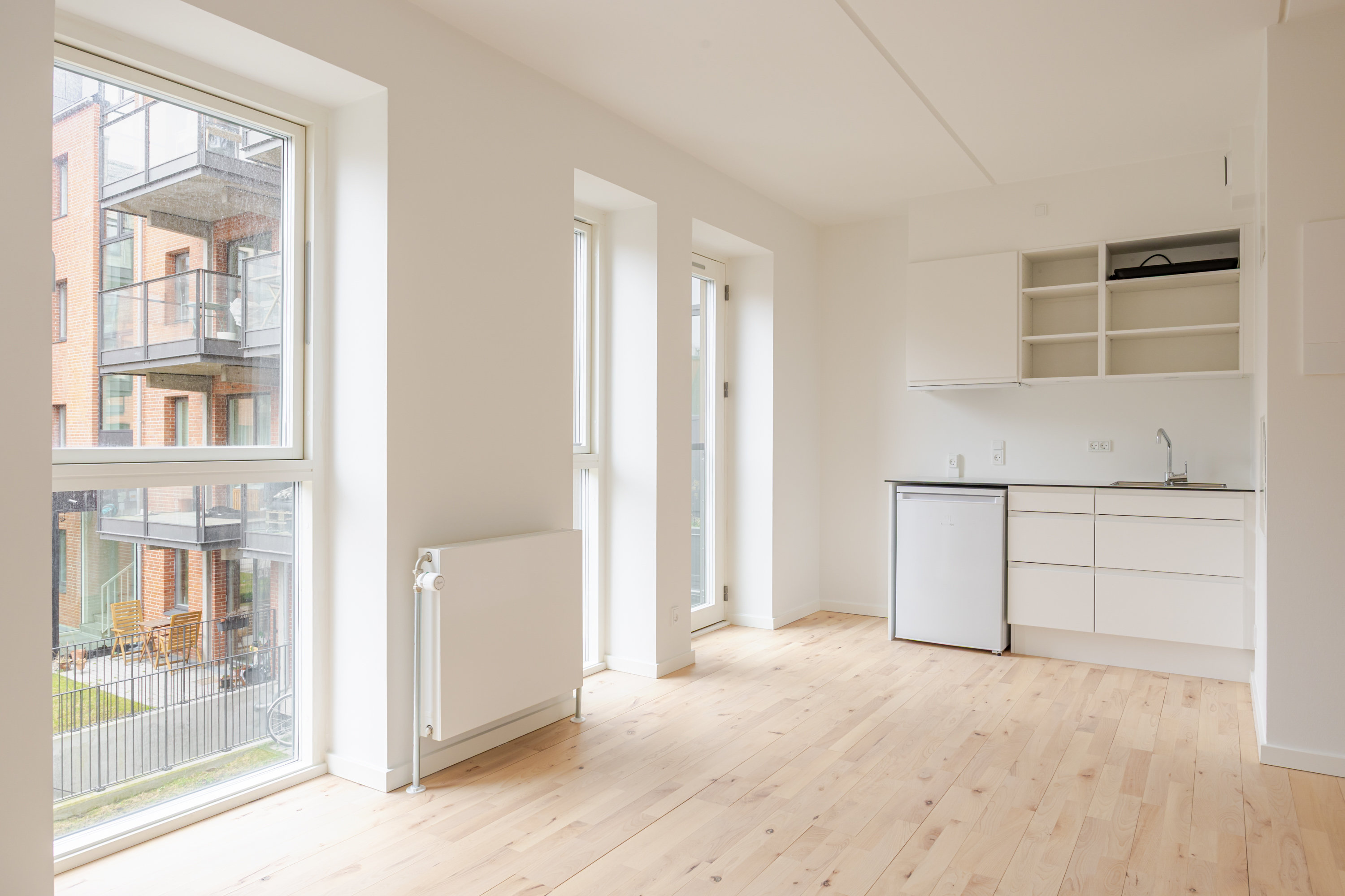 Fremhævet andet billede i fuldskærmstilstand. Billede af Mjølnerparken 44A, 1. 1., 2200 København N