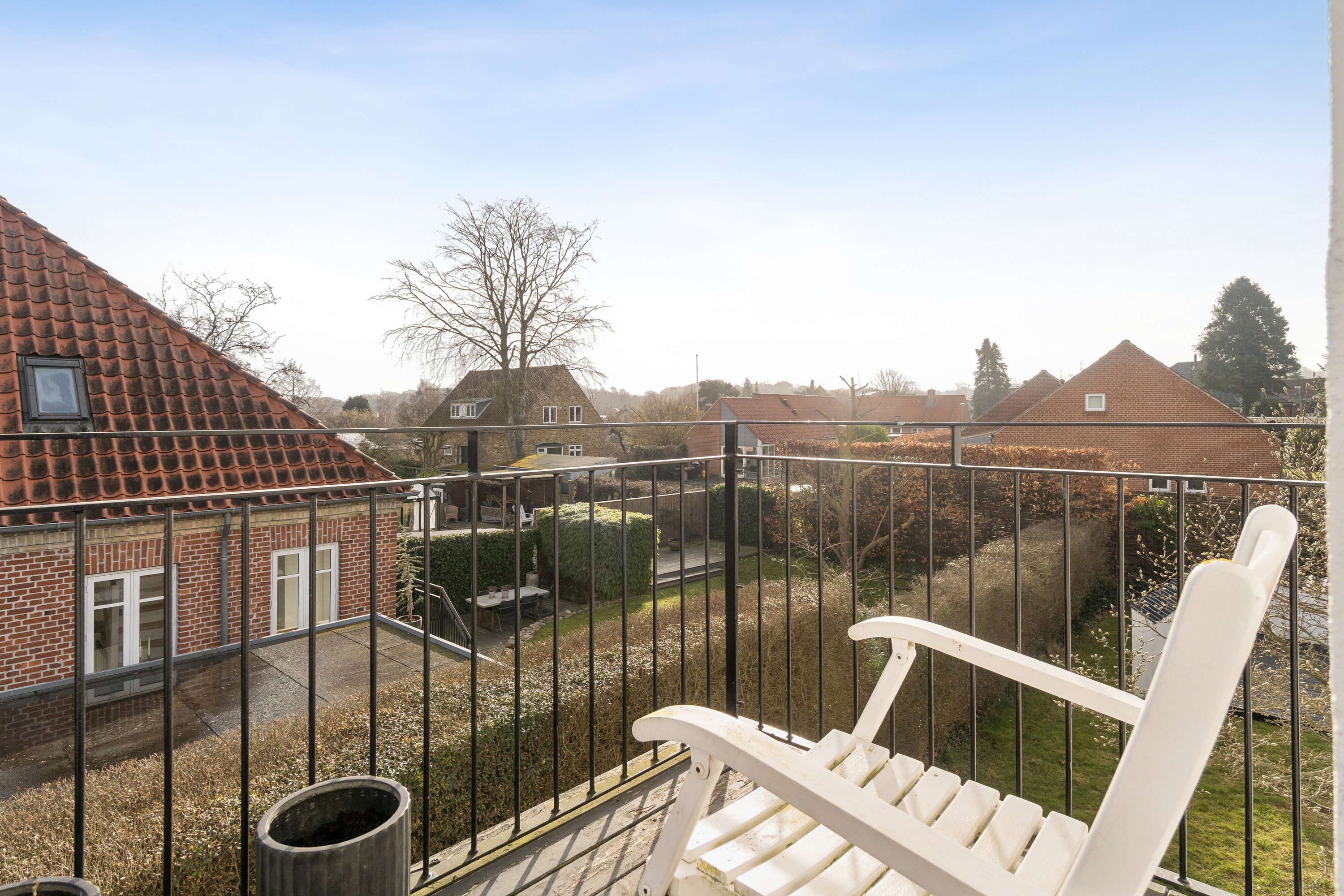 Fremhævet altan billede i fuldskærmstilstand. Billede af Rolfsgade 13, 8260 Viby J