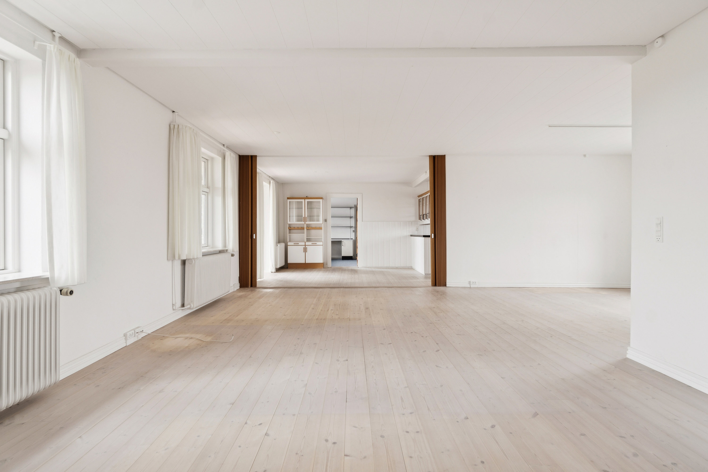 Fremhævet stue billede i fuldskærmstilstand. Billede af Eshøjvej 1, Fårtoft, 7700 Thisted