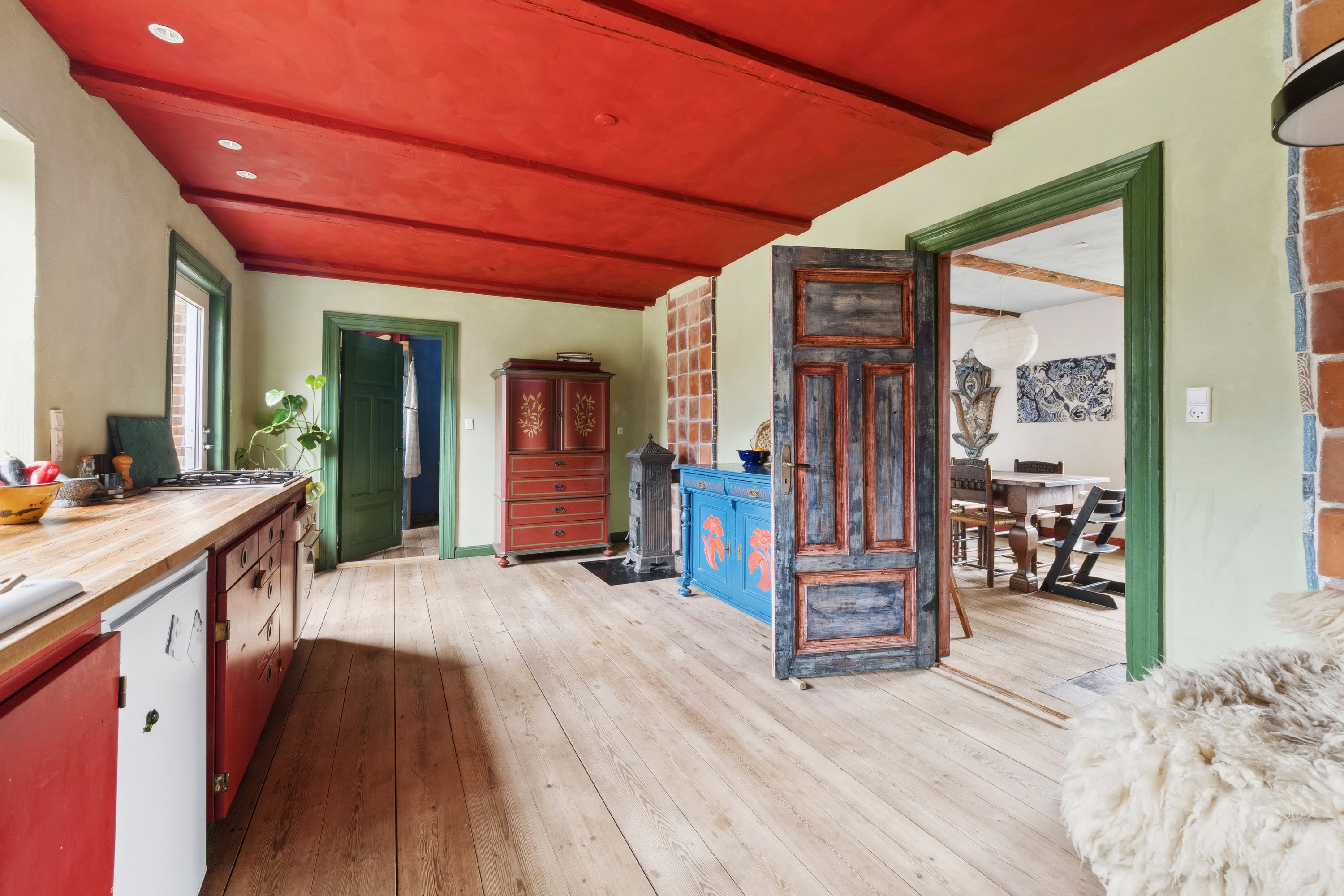 Fremhævet køkken billede i fuldskærmstilstand. Billede af Hejlskovvej 72, Hejlskov, 7840 Højslev