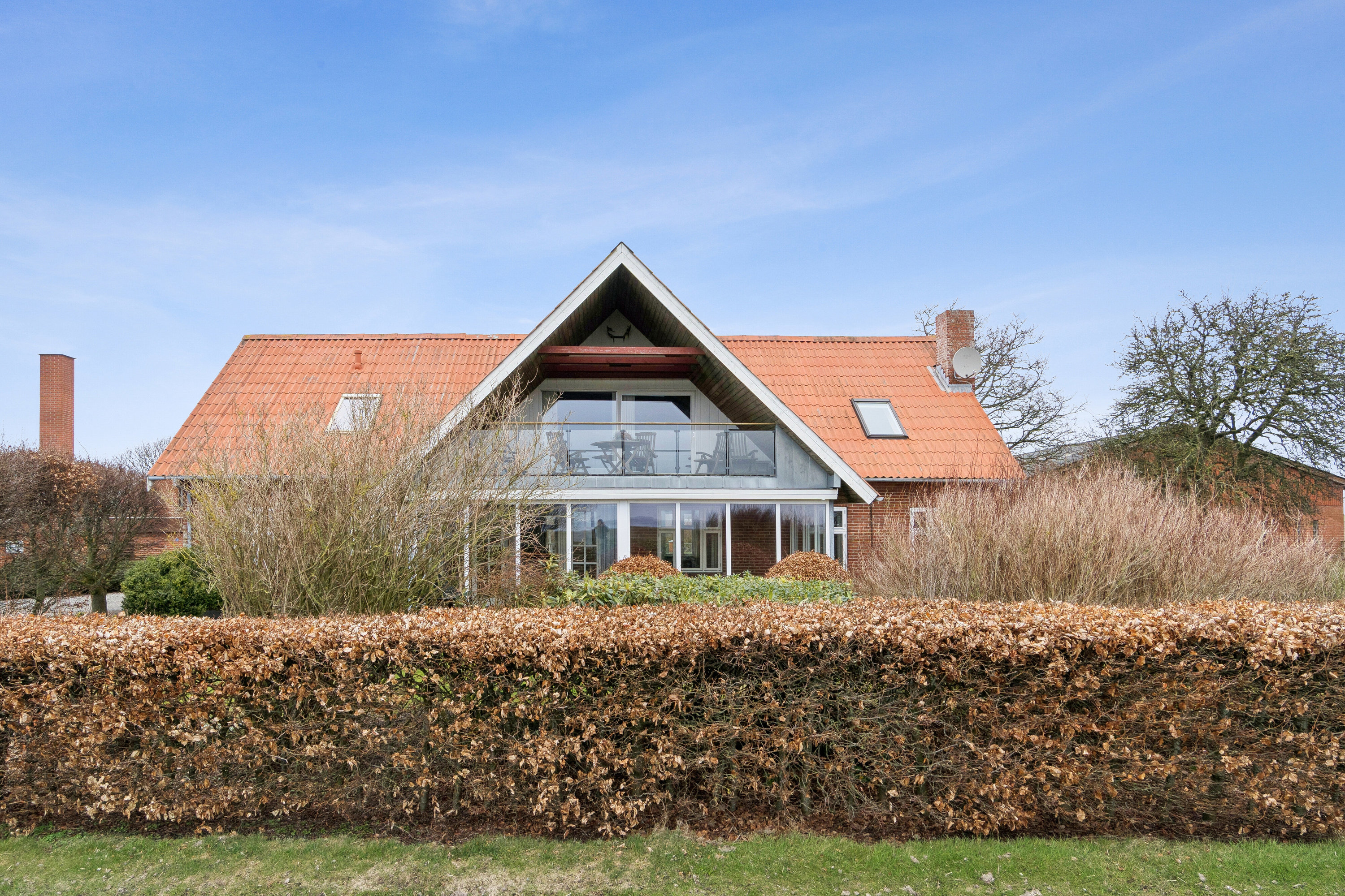 Fremhævet set fra vejen billede i fuldskærmstilstand. Billede af Eshøjvej 1, Fårtoft, 7700 Thisted