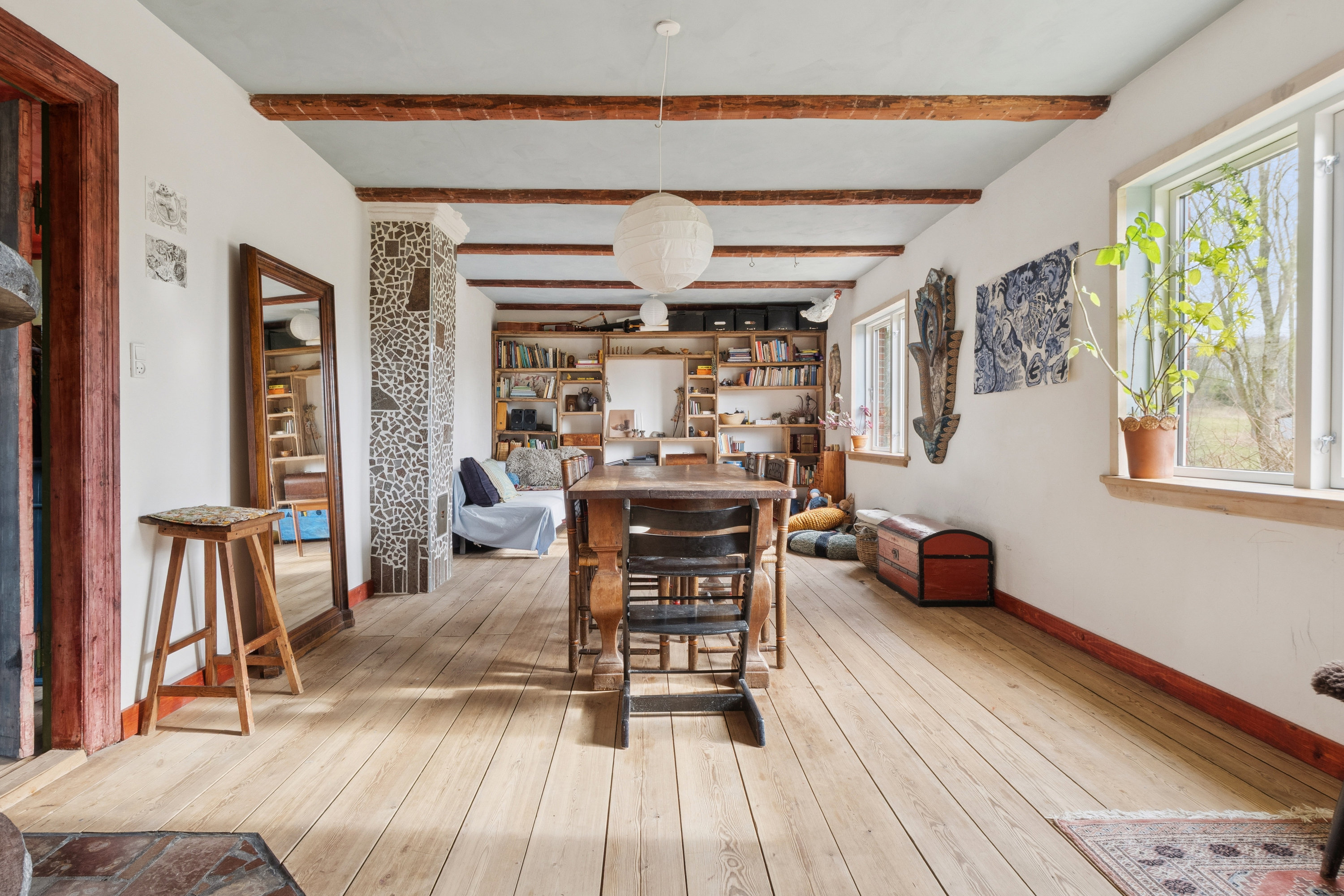 Fremhævet stue billede i fuldskærmstilstand. Billede af Hejlskovvej 72, Hejlskov, 7840 Højslev