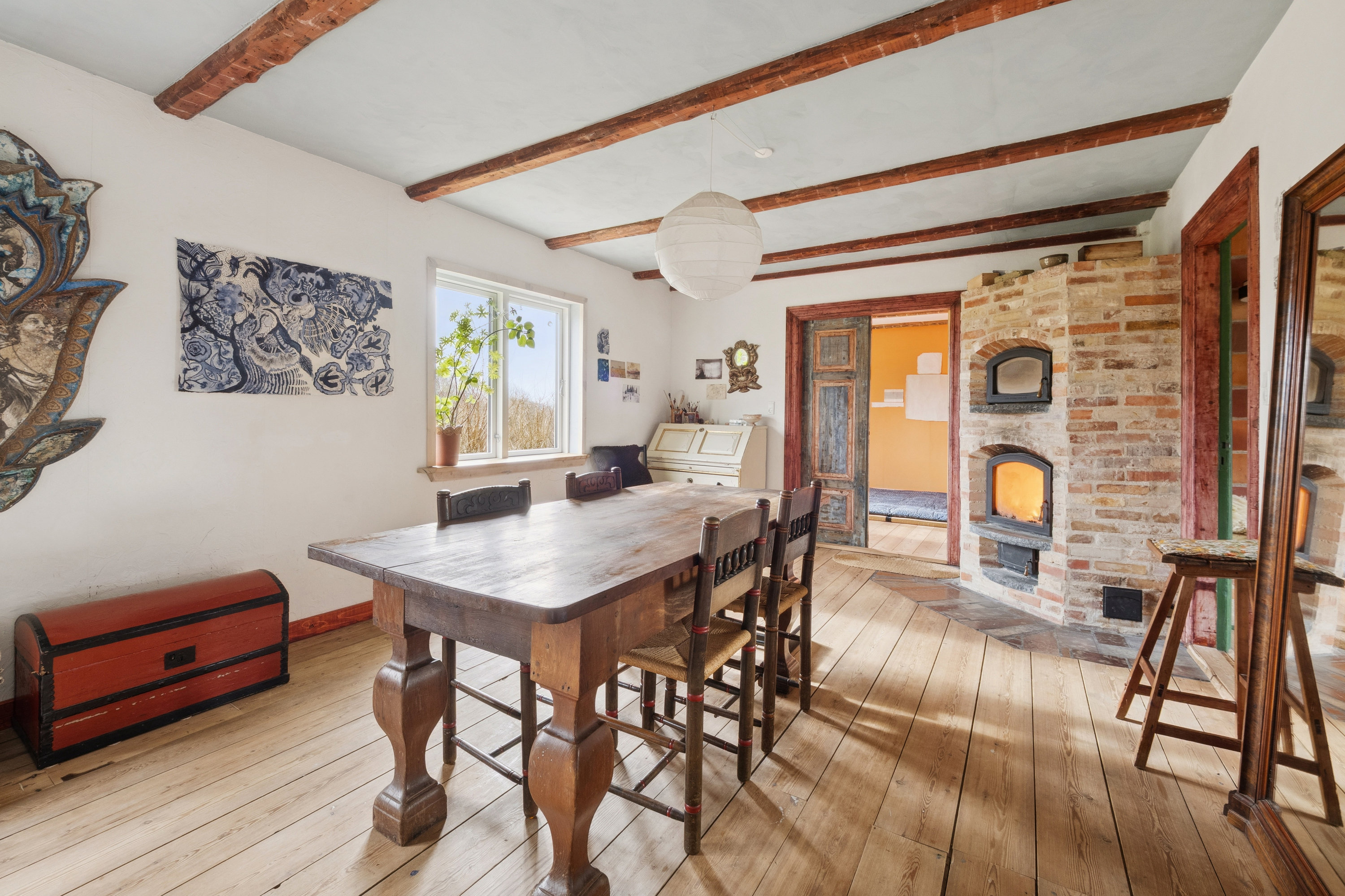 Fremhævet stue billede i fuldskærmstilstand. Billede af Hejlskovvej 72, Hejlskov, 7840 Højslev