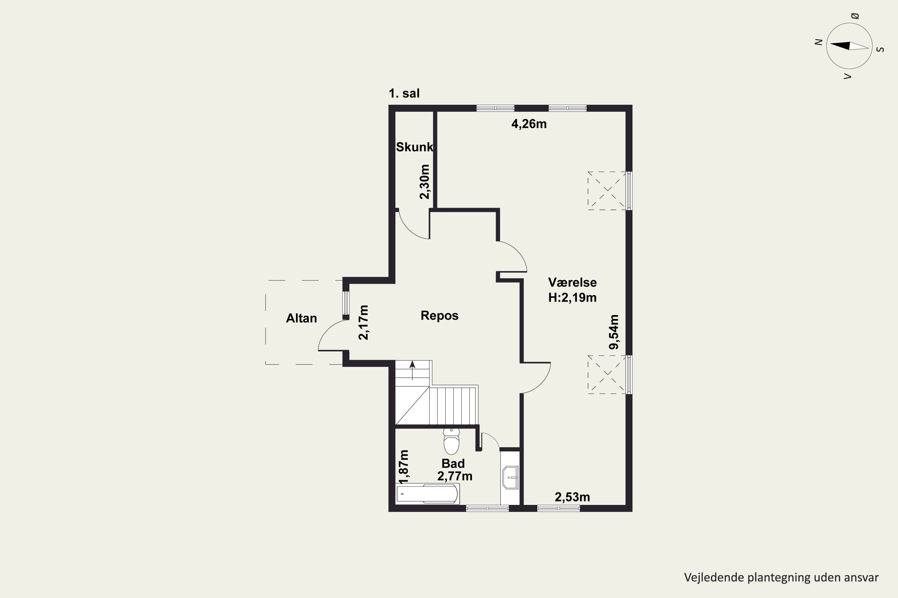 Plantegninger billede af Havnevej 107, 8500 Grenaa